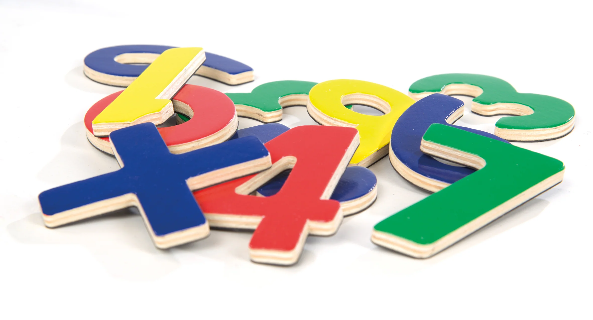 Magnetzahlen, Holz Magnet-Tafelset mit Zahlen und Zeichen, 35tlg, Schul-Spielzeug für Kinder - Image 4