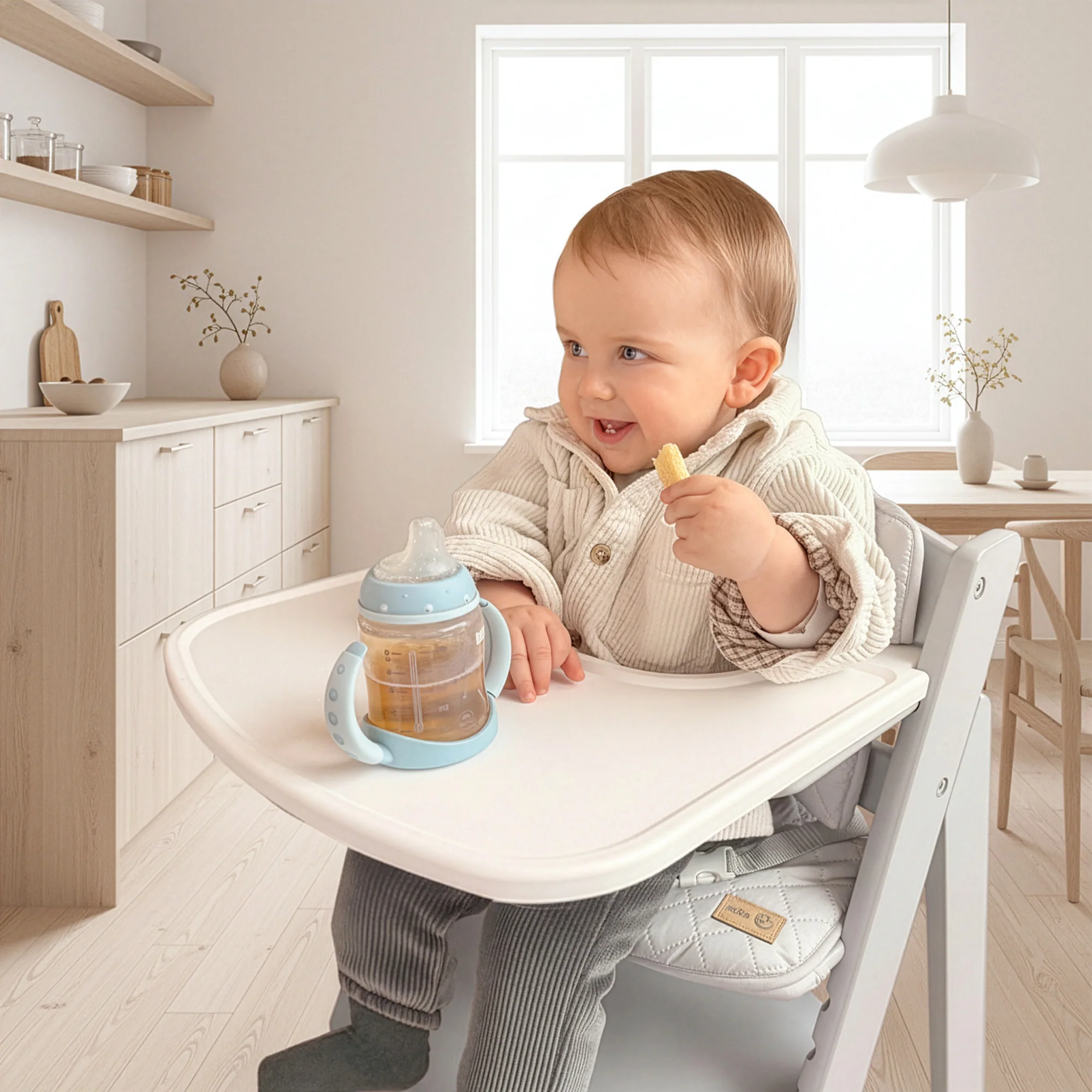 Plastikessbrett - Erweiterung für Hochstuhl Sit Up Flex, Liv Up & Born Up - Weiß - Image 2
