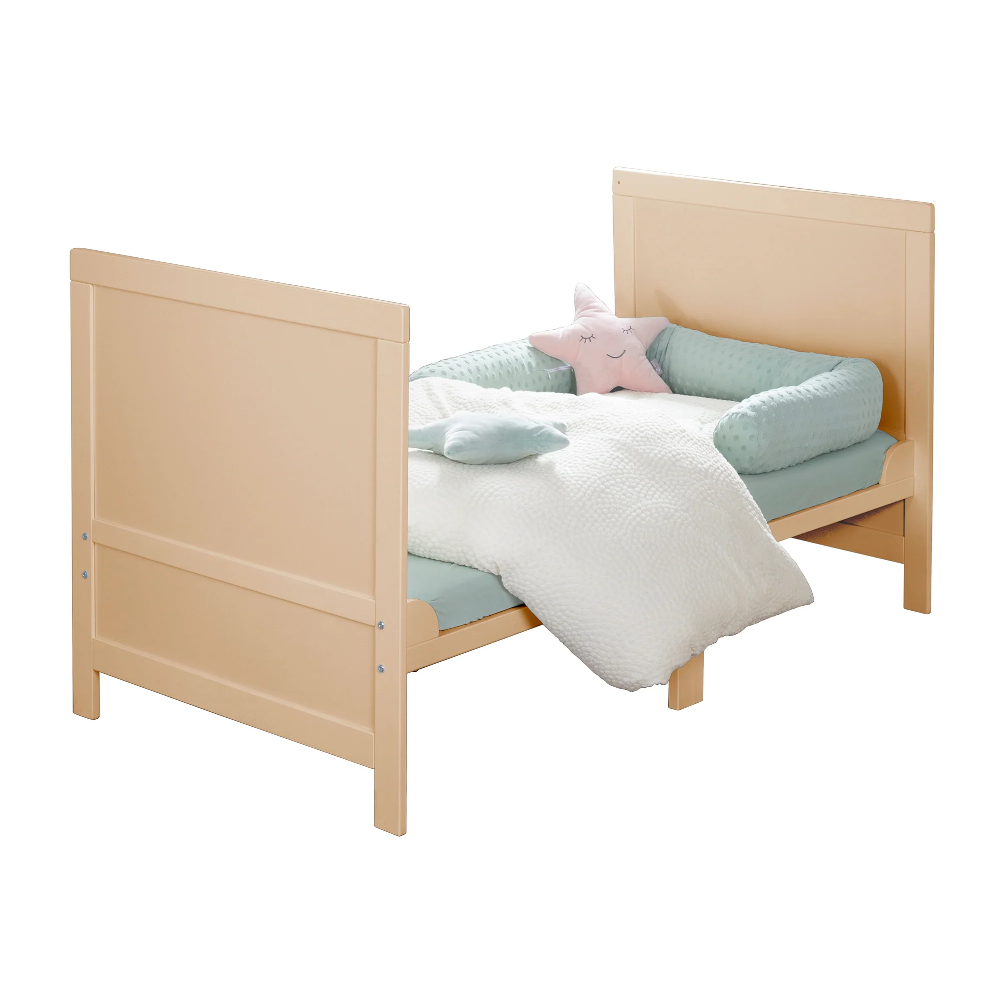 Kombi-Kinderbett EASY SLEEP 70x140 inkl. Umbauecken - Holz natur - Image 12