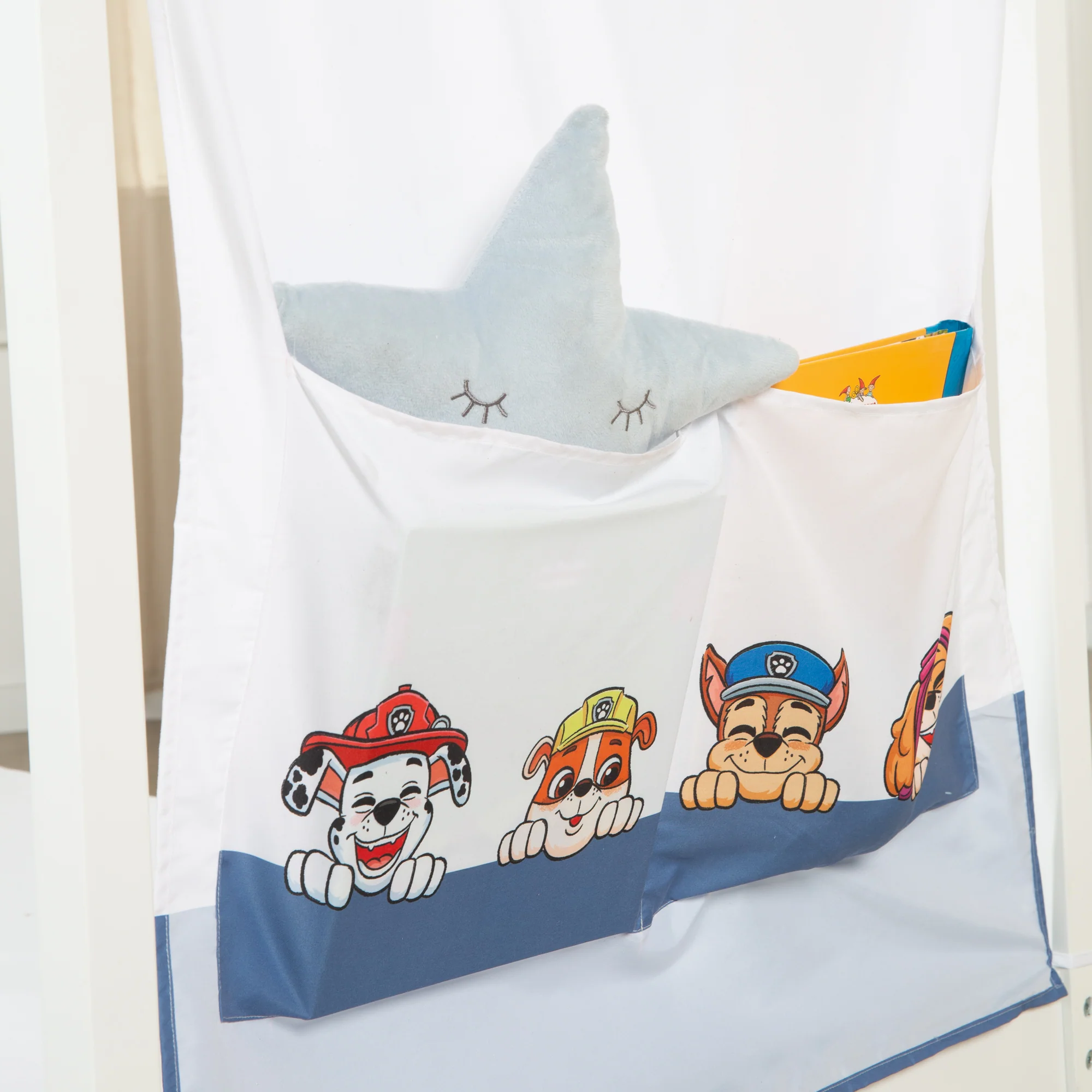 Hausbettbezug 90 x 200 cm 'Paw Patrol' - Weiß / Blau - Image 7