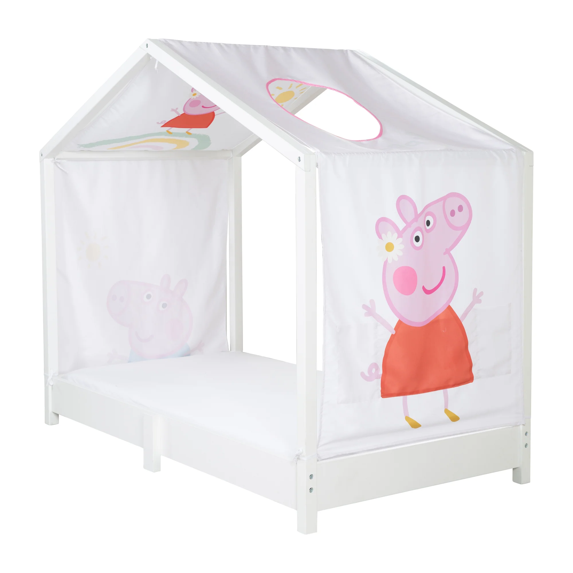Hausbettbezug 70 x 140 cm 'Peppa Pig' - Rosa / Weiß - Image 4