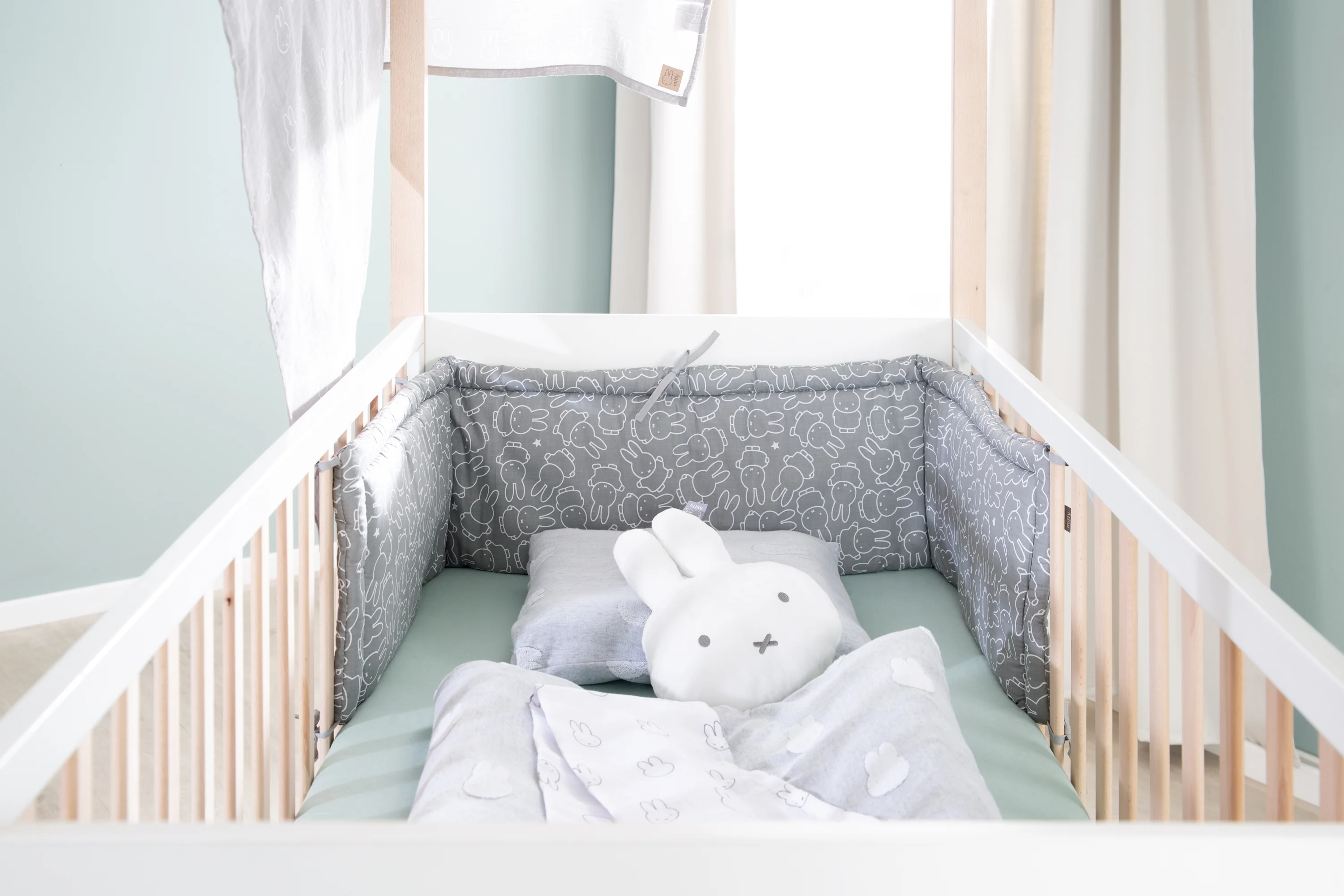 Babynest 'miffy®' gewebt, Nestchen für Baby- & Kinderbetten als Bettumrandung - Image 10