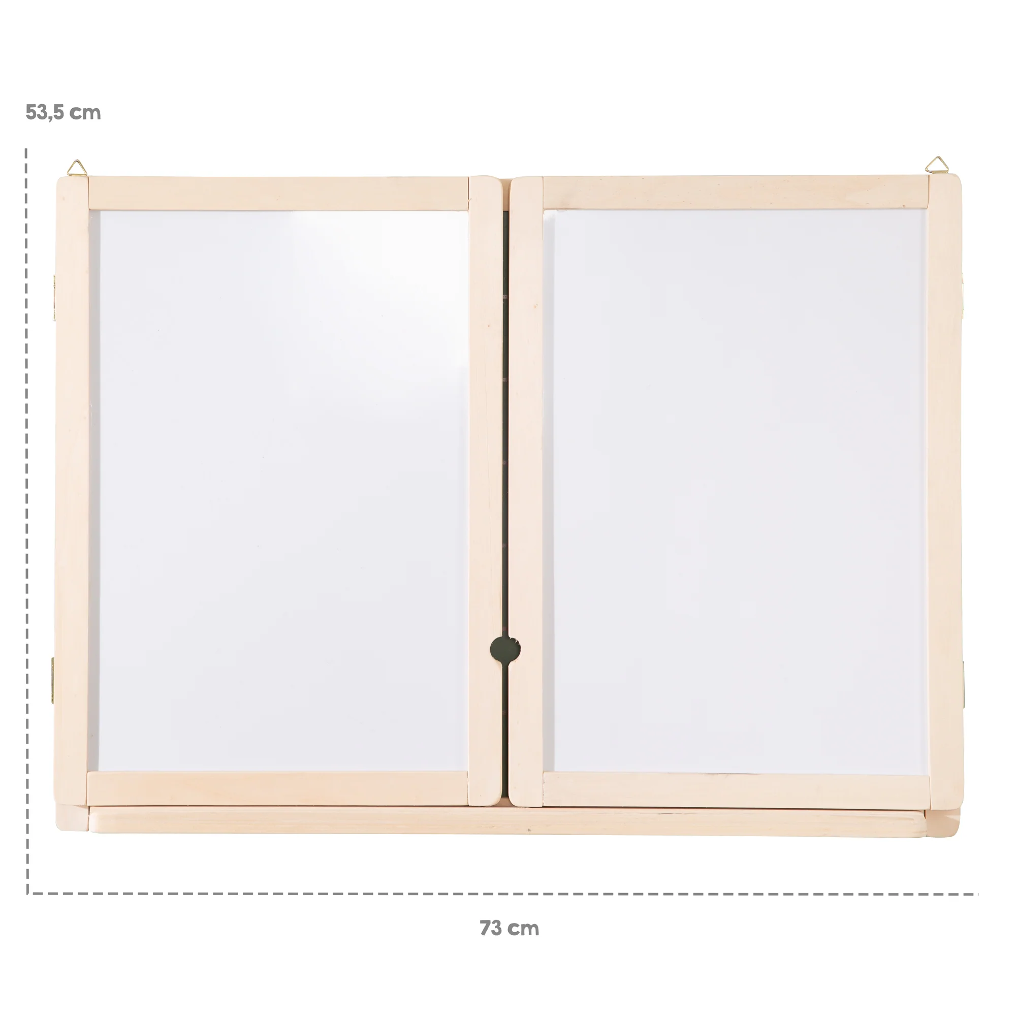 Schreib- & Maltafel magnetisch, weiß, liniert, inkl. Kreide, Holzmagnetzahlen & -buchstaben - Image 11