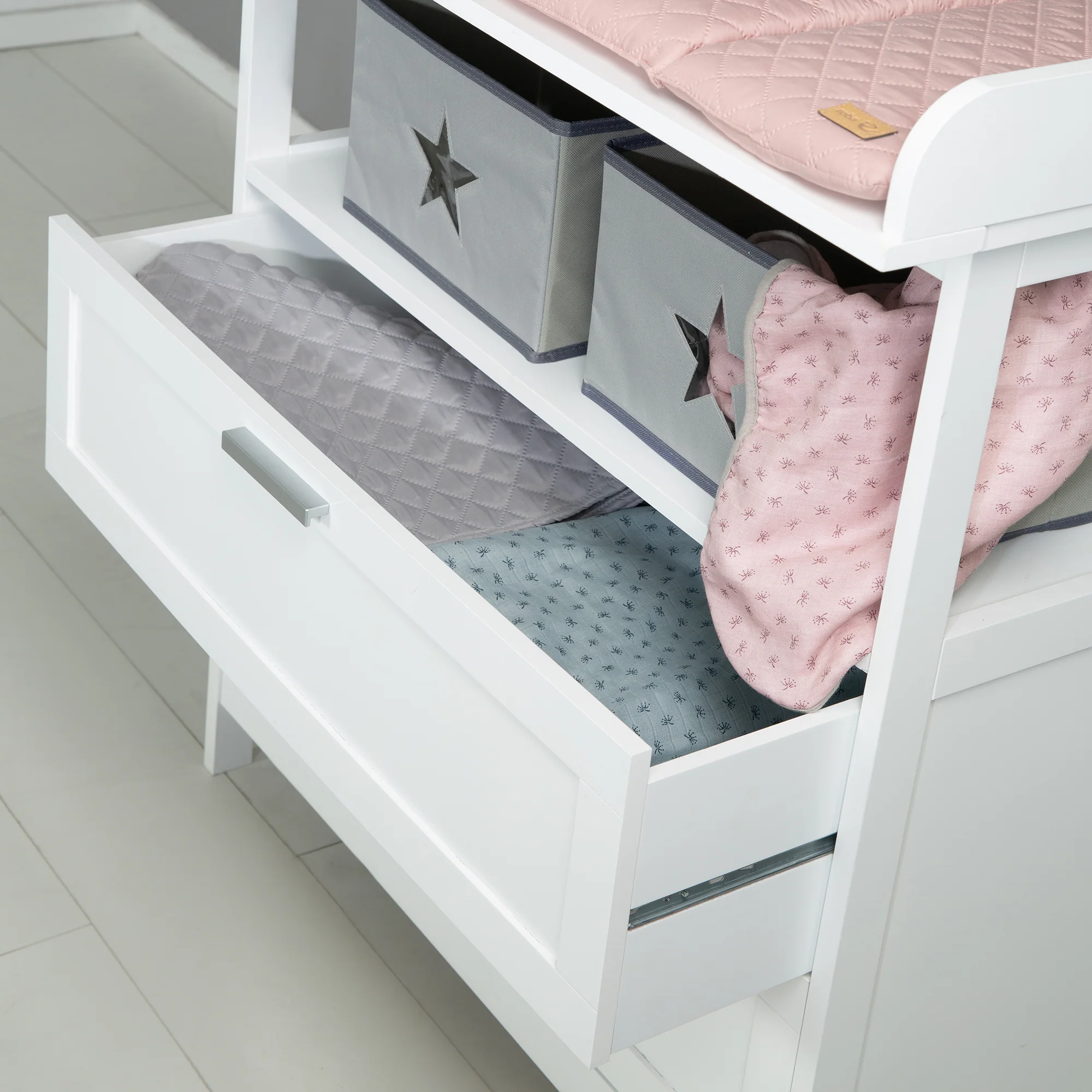 Zimmerset inkl. Wickelkommode 'Hamburg' & Beistellbett 60 x 120 cm inkl. Lattenrost - Image 18