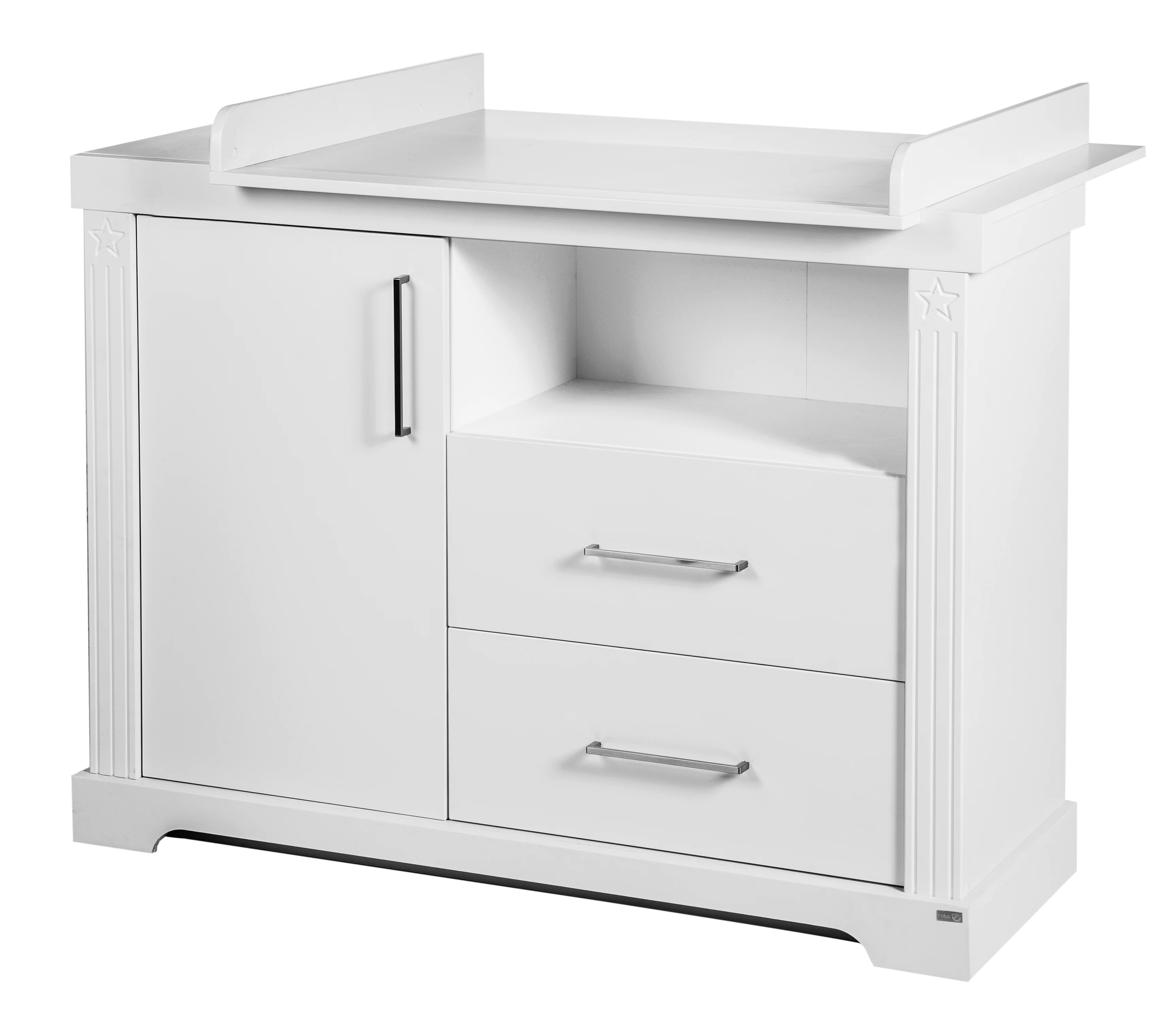Kindermöbelset 'Maxi' weiß inkl. Kombi-Bett, 70 x 140 cm & breiter Wickelkommode - Image 7