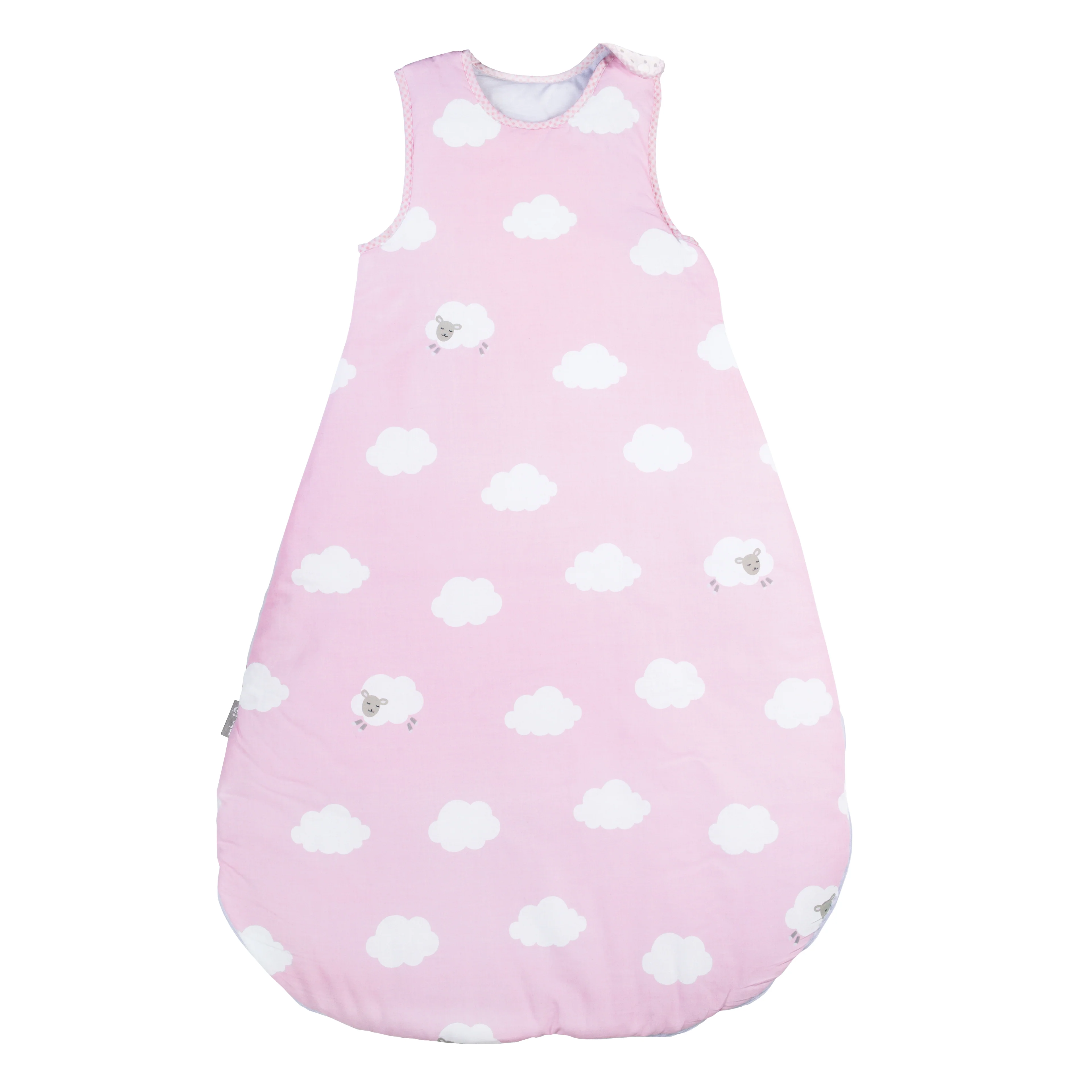 Schlafsack 'Kleine Wolke rosa', 70 - 90 cm, ganzjähriger Babyschlafsack, atmungsaktive Baumwolle - Image 3