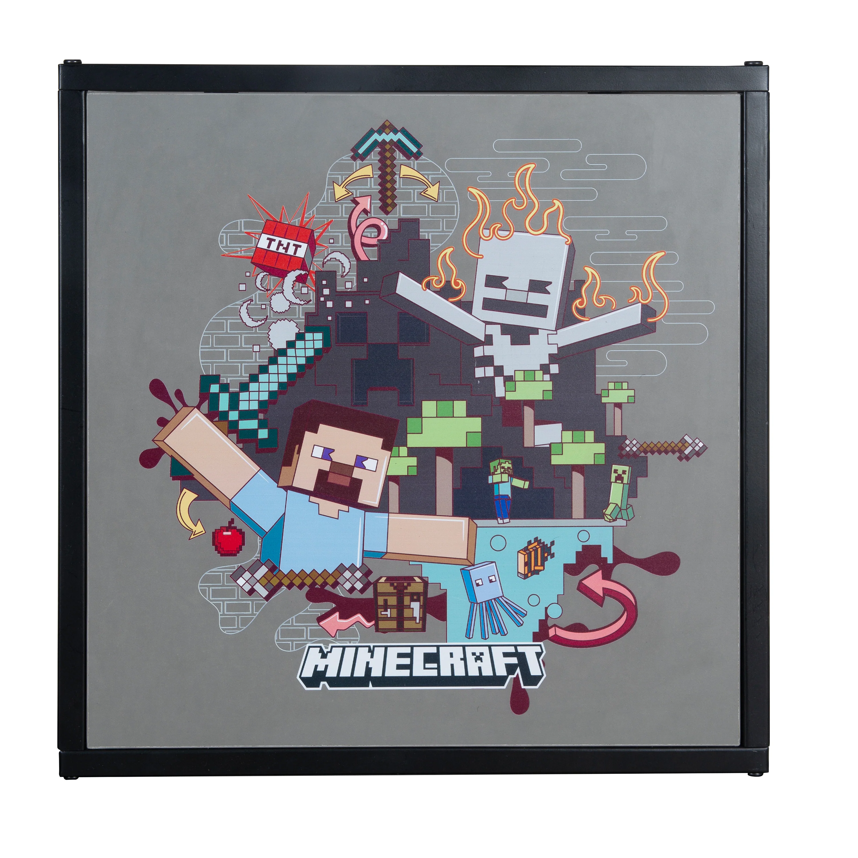 Beistelltisch 'Minecraft' - Nachttisch mit 1 Ablage - Motivprint - Image 2