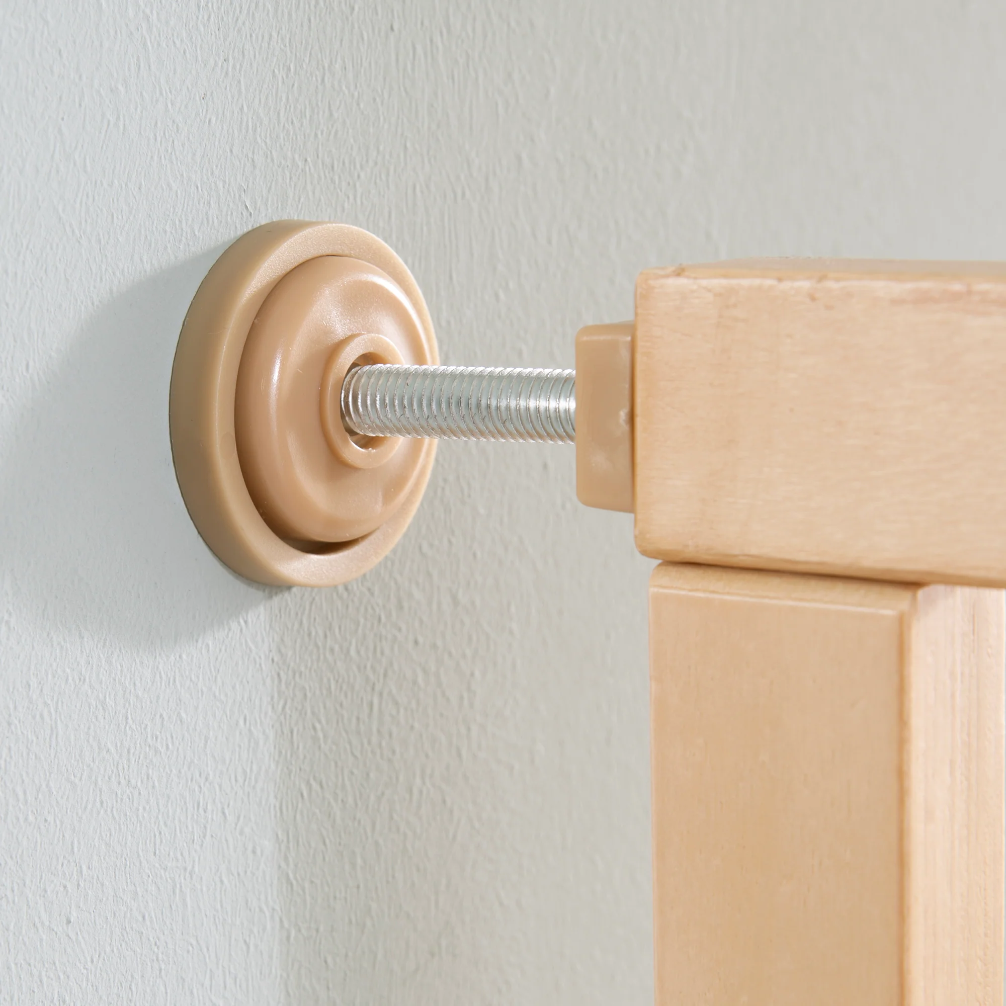 Türschutzgitter zum Klemmen - Breite 62 - 105 cm - Treppengitter für Kinder und Haustiere - Natur - Image 6