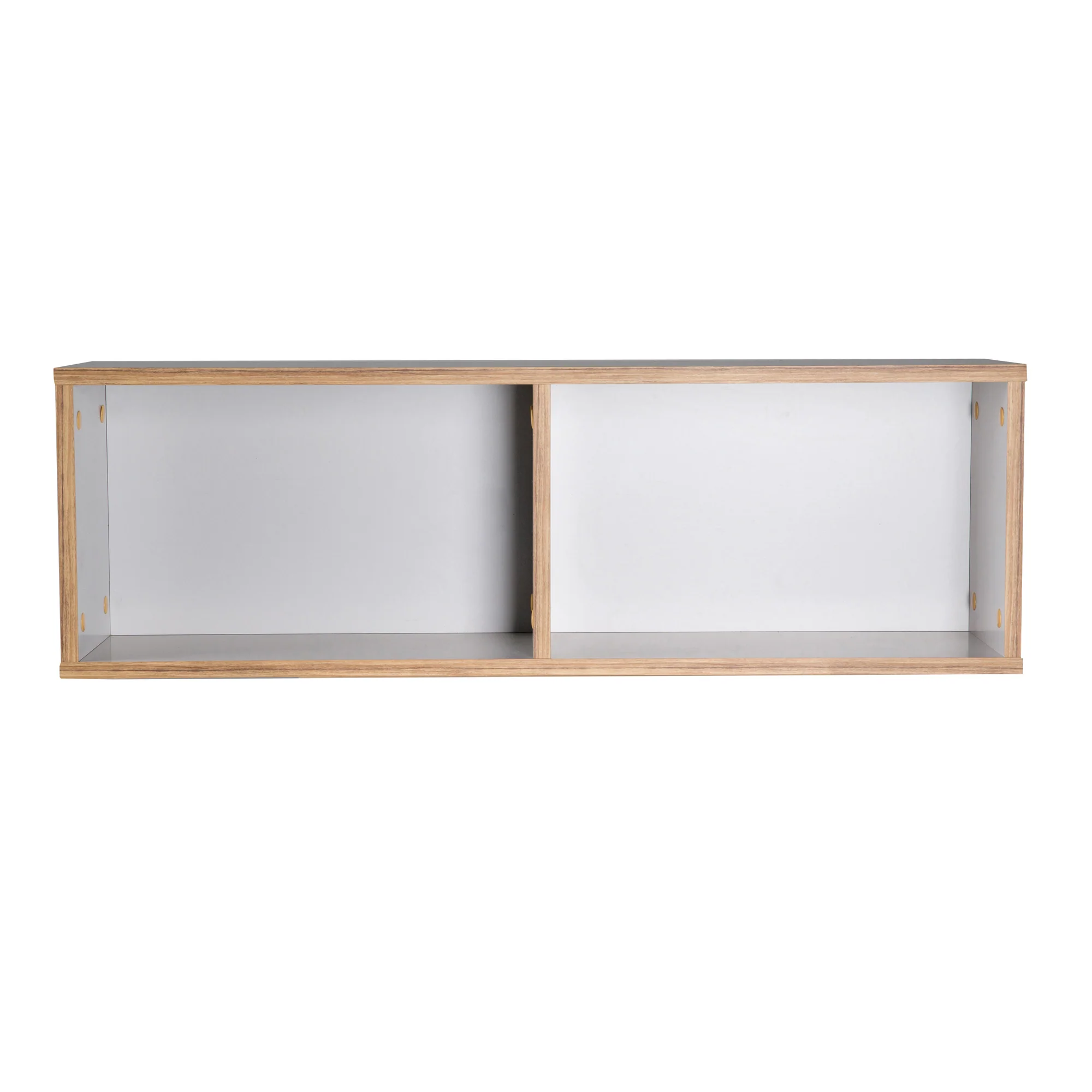 Wandregal 'Caro', passend zur Wickelkommode 'Caro', Hängeregal für Kinderzimmer, Lichtgrau / Goldeiche - Image 4