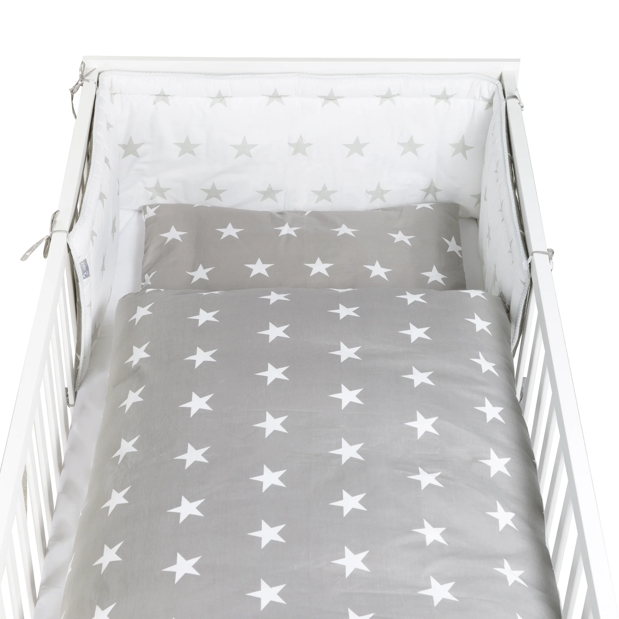 Komplettbettset 'Little Stars', 70 x 140 cm, umbaubar, inkl. Bettwäsche, Himmel, Nest & Matratze - Image 12
