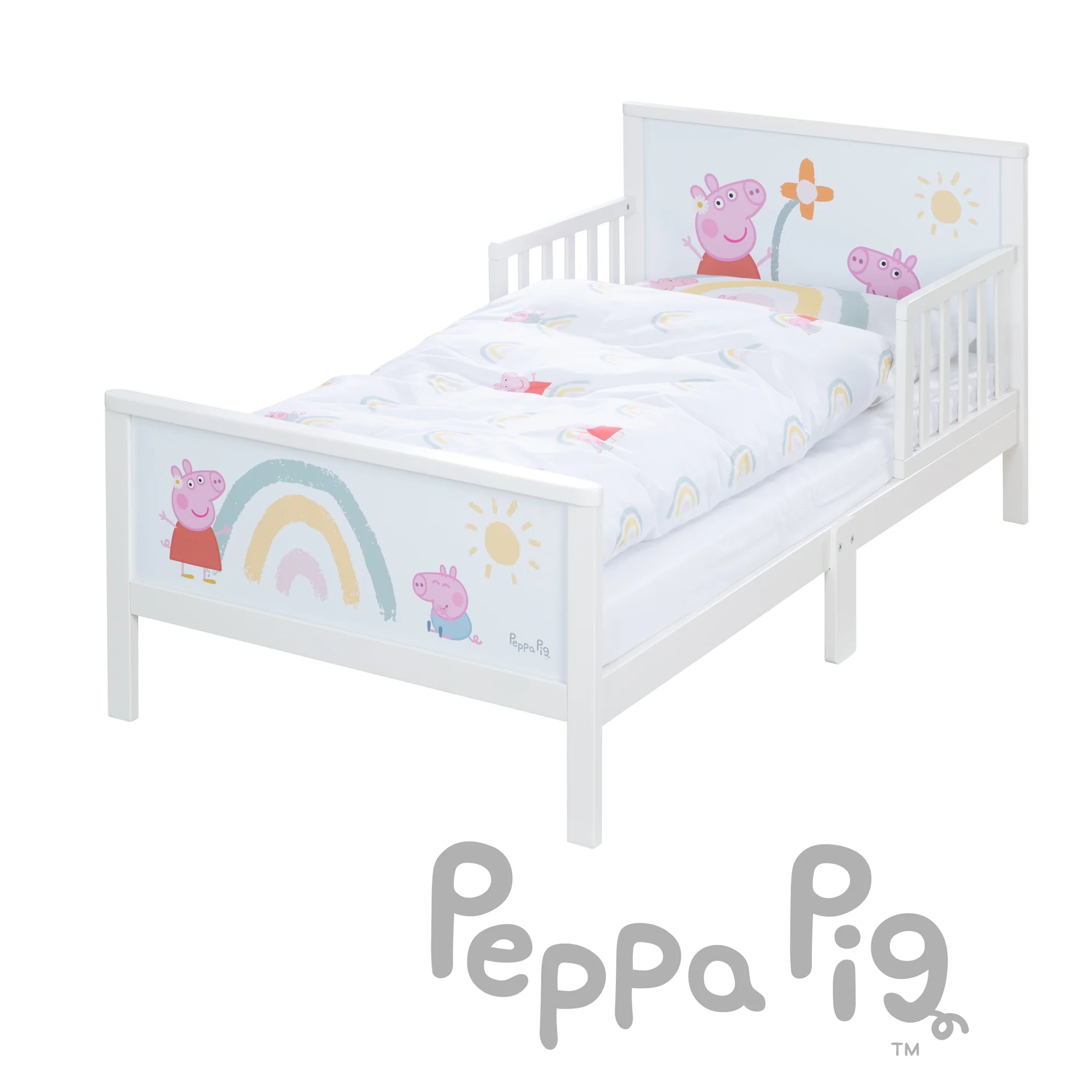 Toddler-Themenbett 'Peppa Pig' 70 x 140 cm inkl. Lattenrost & Bettwäsche - Image 4