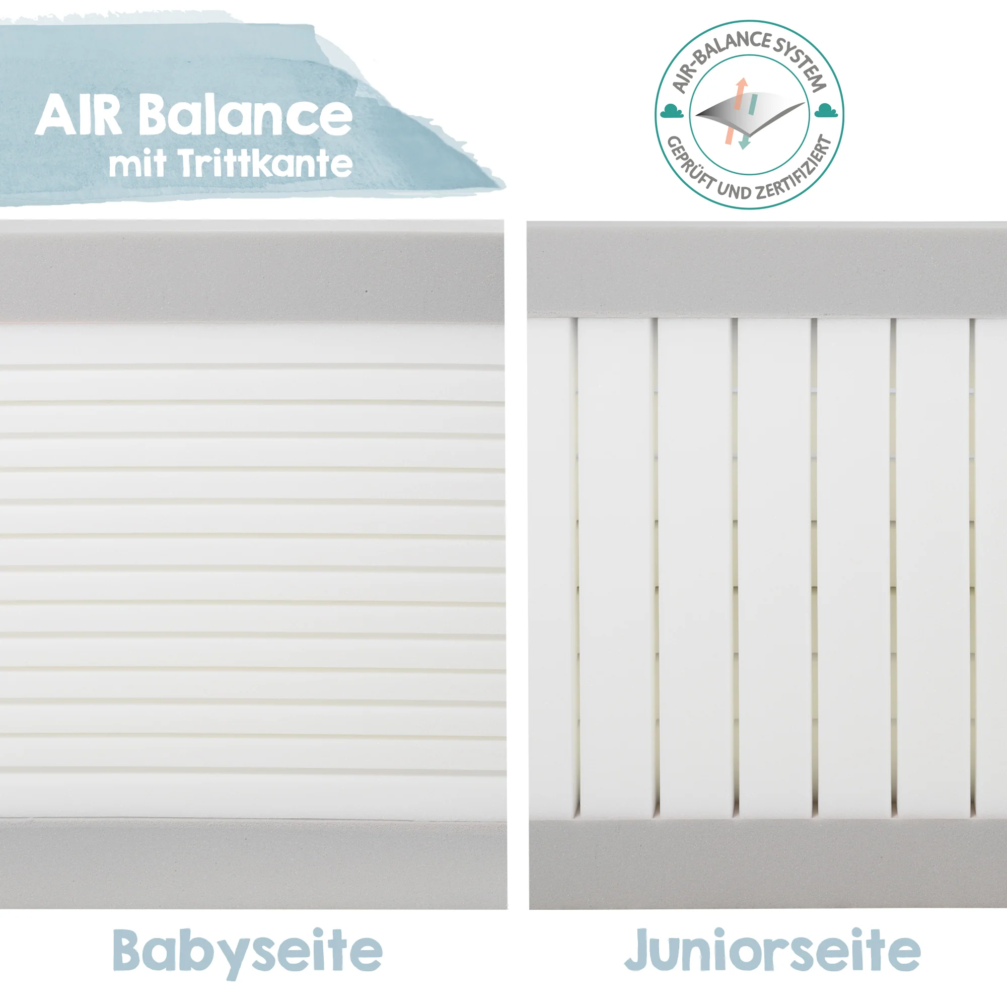 Babybettmatratze 'safe asleep®', AIR BALANCE PREMIUMMESH, 60 x 120 x 9 cm, optimales Schlafklima - Image 11