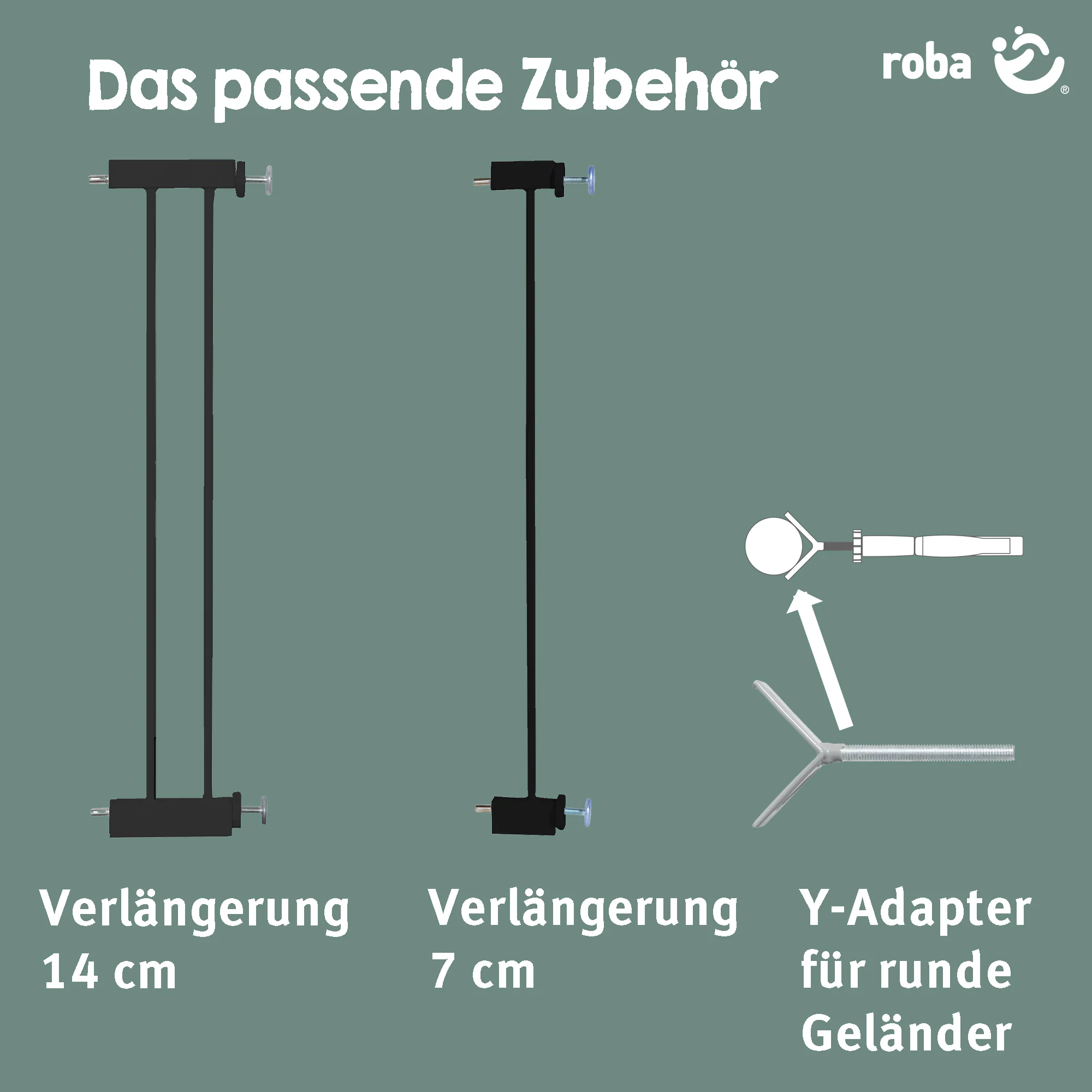 EasySafe+ Tür- & Treppenschutzgitter - Breite 75-82 cm - Erweiterbar bis 110 cm - Schwarz - Image 5