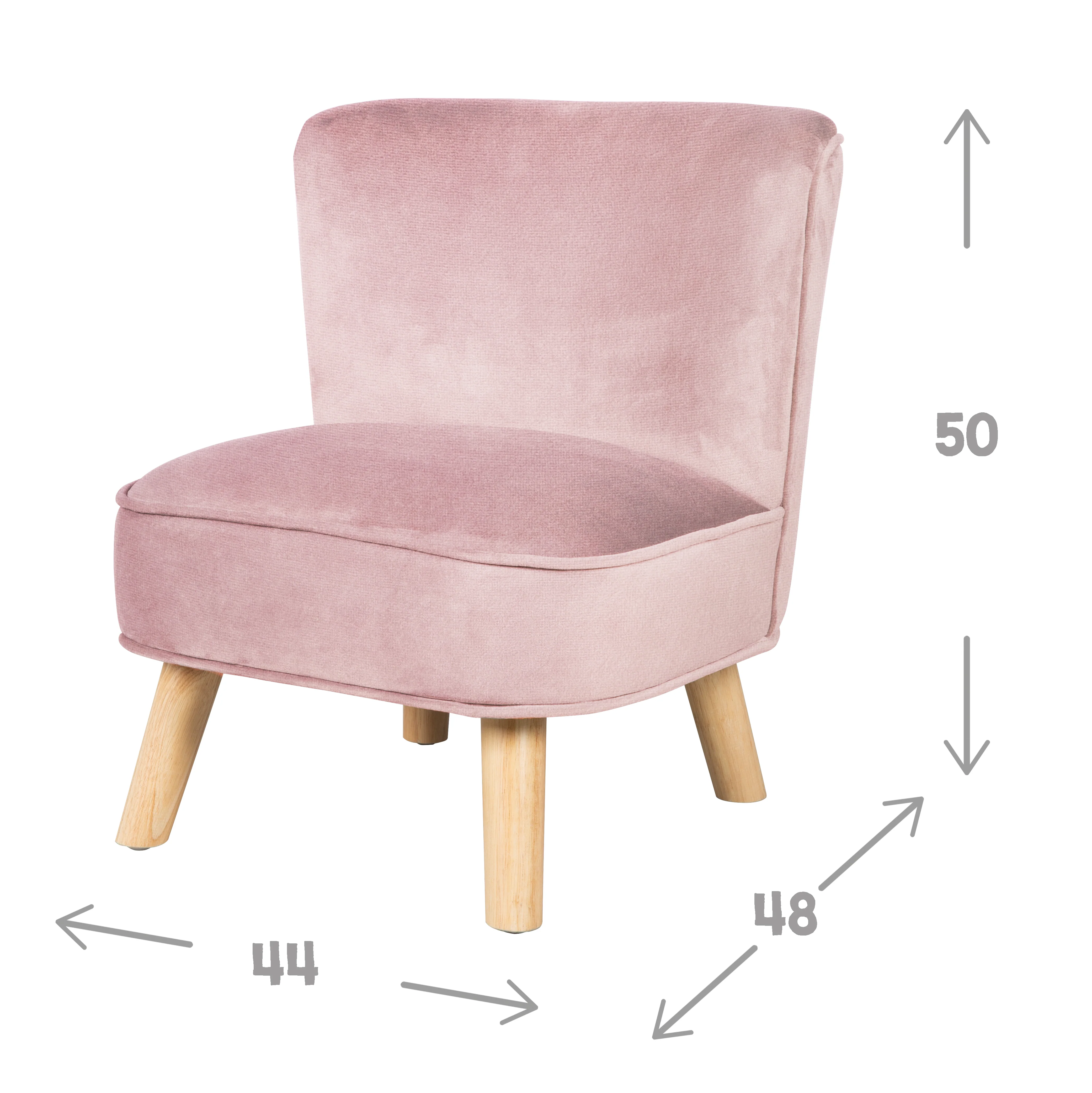 Bundle 'Lil Sofa' enthält Kindersessel, Kinderhocker in Sternform, Dekokissen Stern rosa/mauve - Image 7