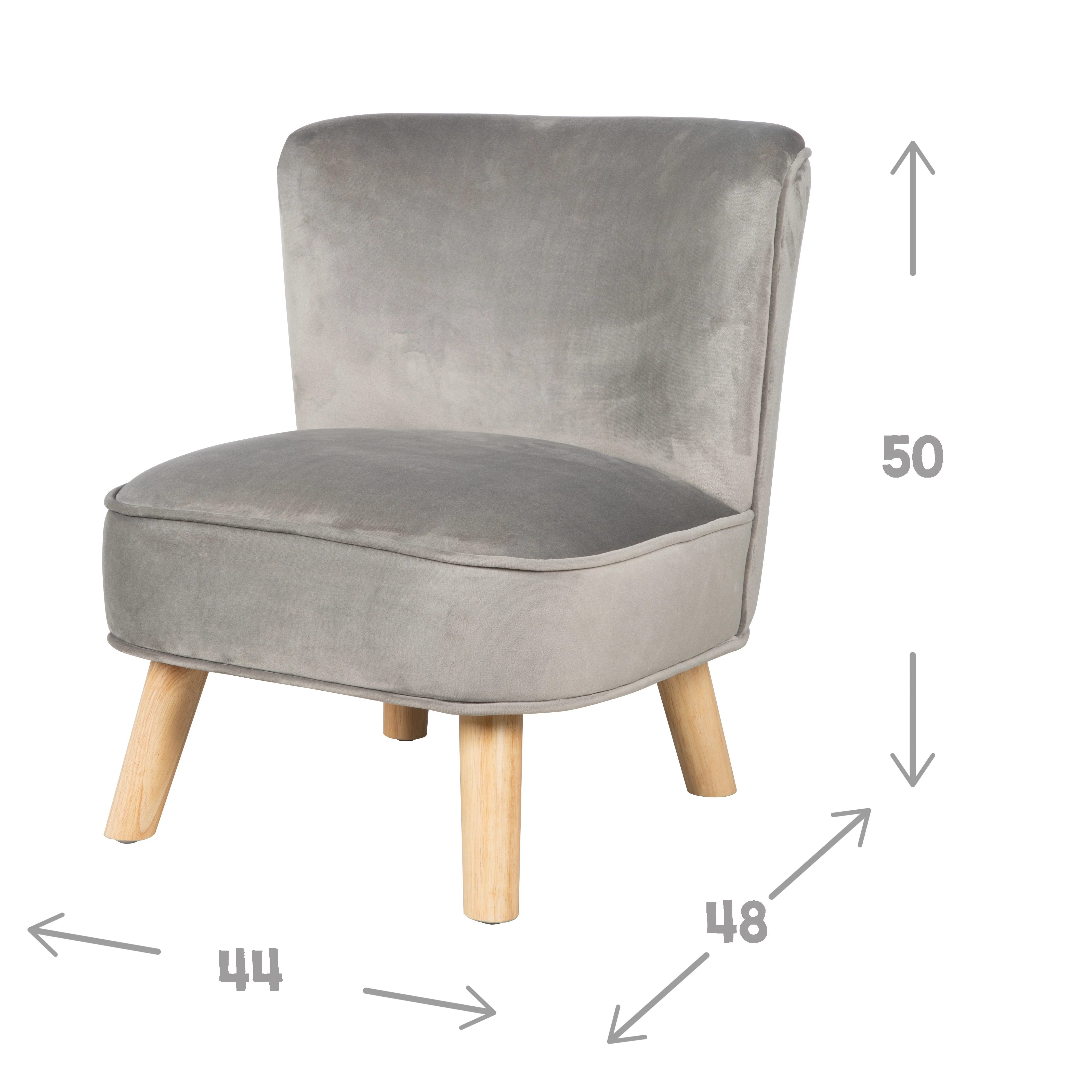 Bundle 'Lil Sofa' inkl. Kindersessel, Sternhocker & Sternenkissen in silbergrau - Image 7