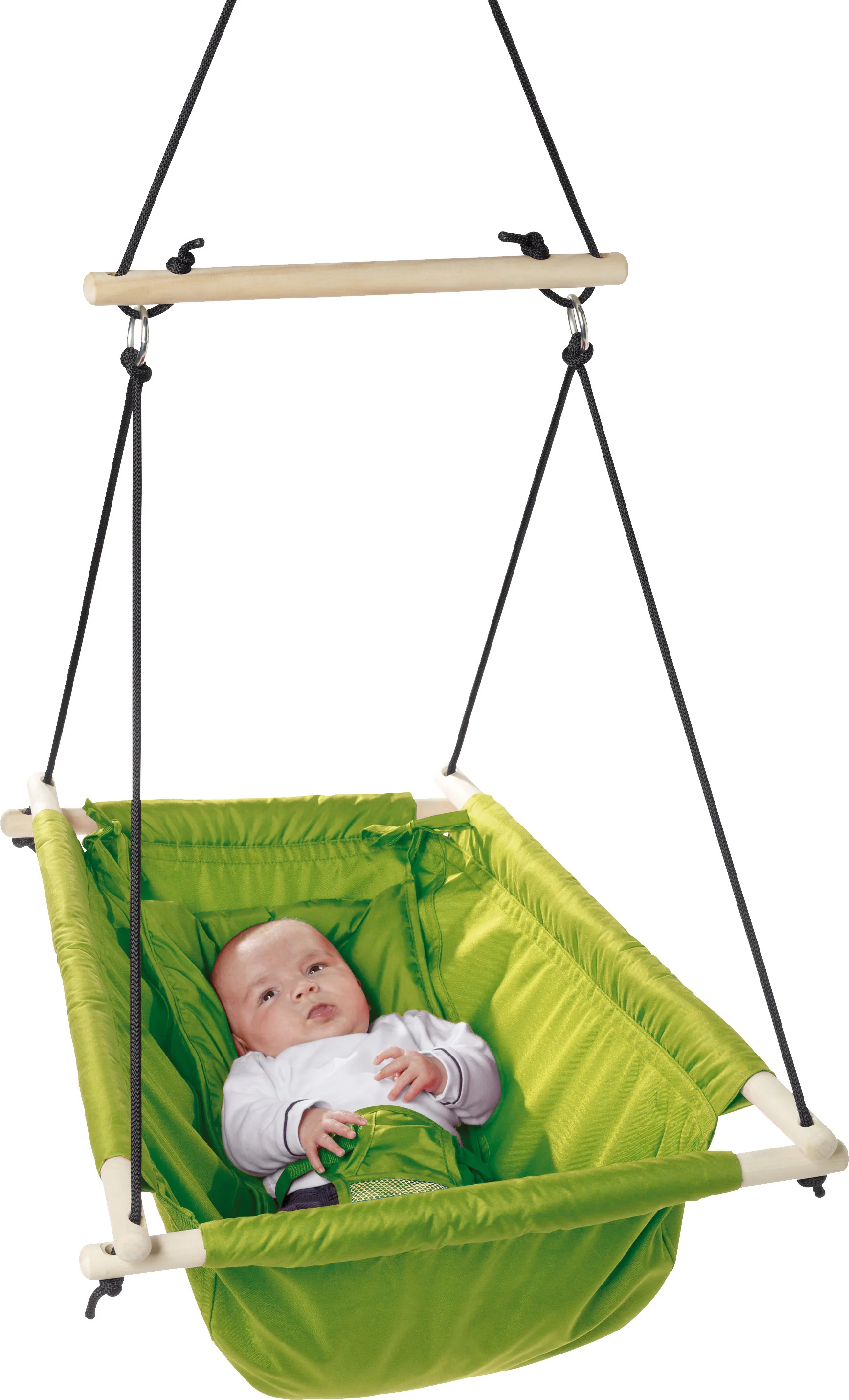 Hängesitz 'grün', verstellbar von Schaukelliege zu Schaukelsitz, ab Geburt bis ca. 6 Jahre/30kg - Image 7