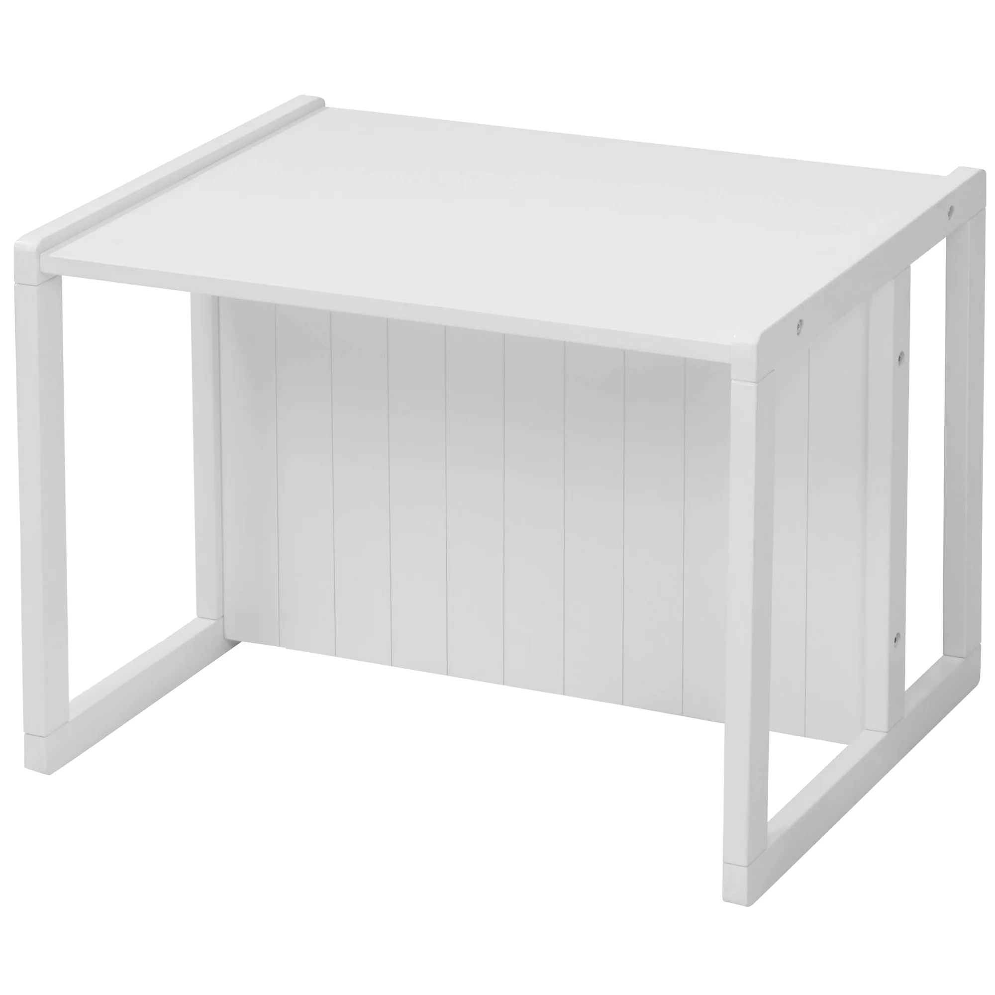 Sitzbank im Landhausstil - 2 Sitzhöhen oder als Kindertisch verwendbar - Weiß - Image 13