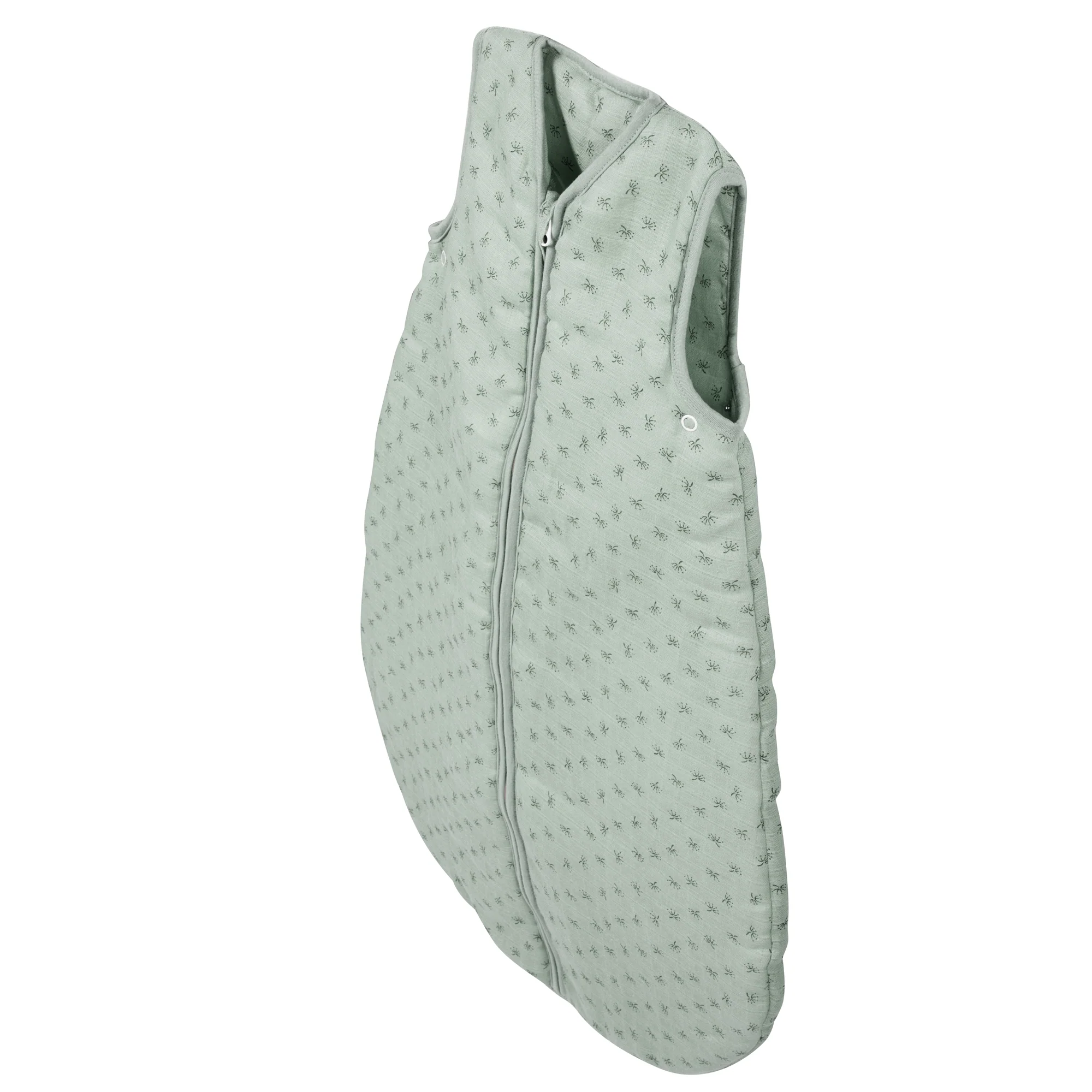 Organic Schlafsack 'Lil Planet' frosty green, 70 - 110 cm, aus Bio-Musselin (GOTS) - Image 3