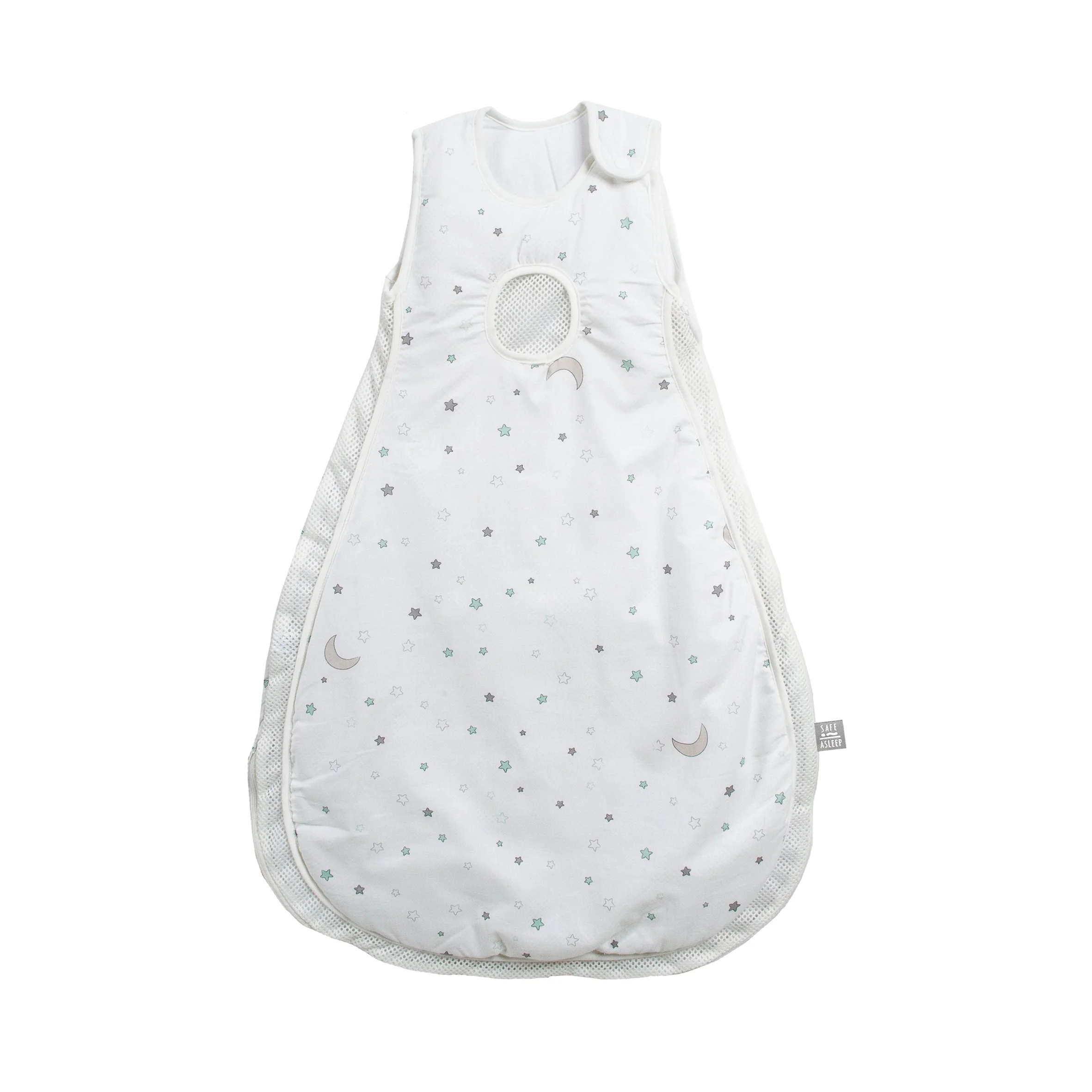 'safe asleep®' Schlafsack Easy Air, Design 'Sternenzauber', aus Baumwolle & Mesh - Image 3