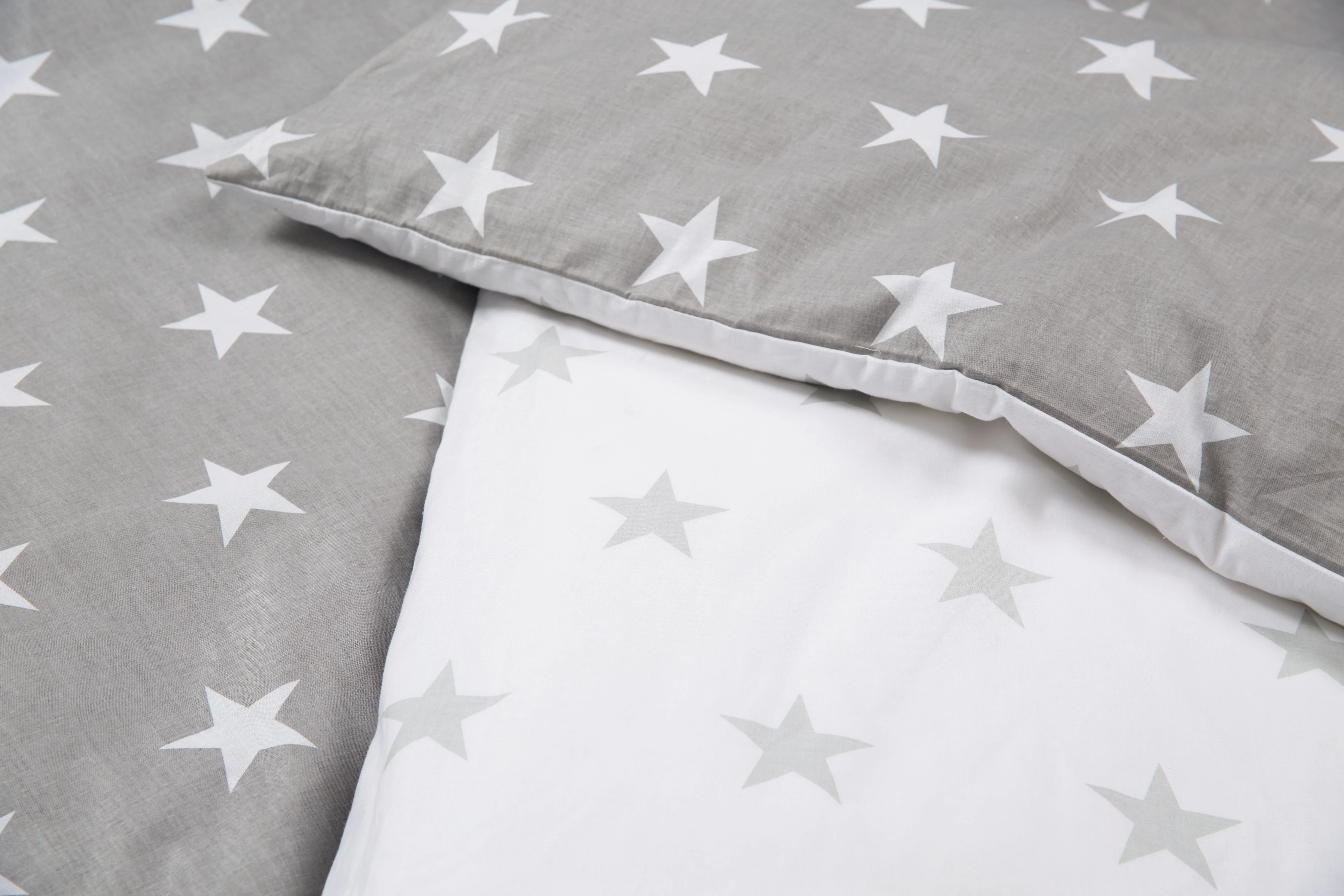 Bettwäsche 'Little Stars', 2-tlg Babybettwäsche, 100 x 135 cm, 100 % Baumwolle, Decken- & Kissenbezug - Image 2