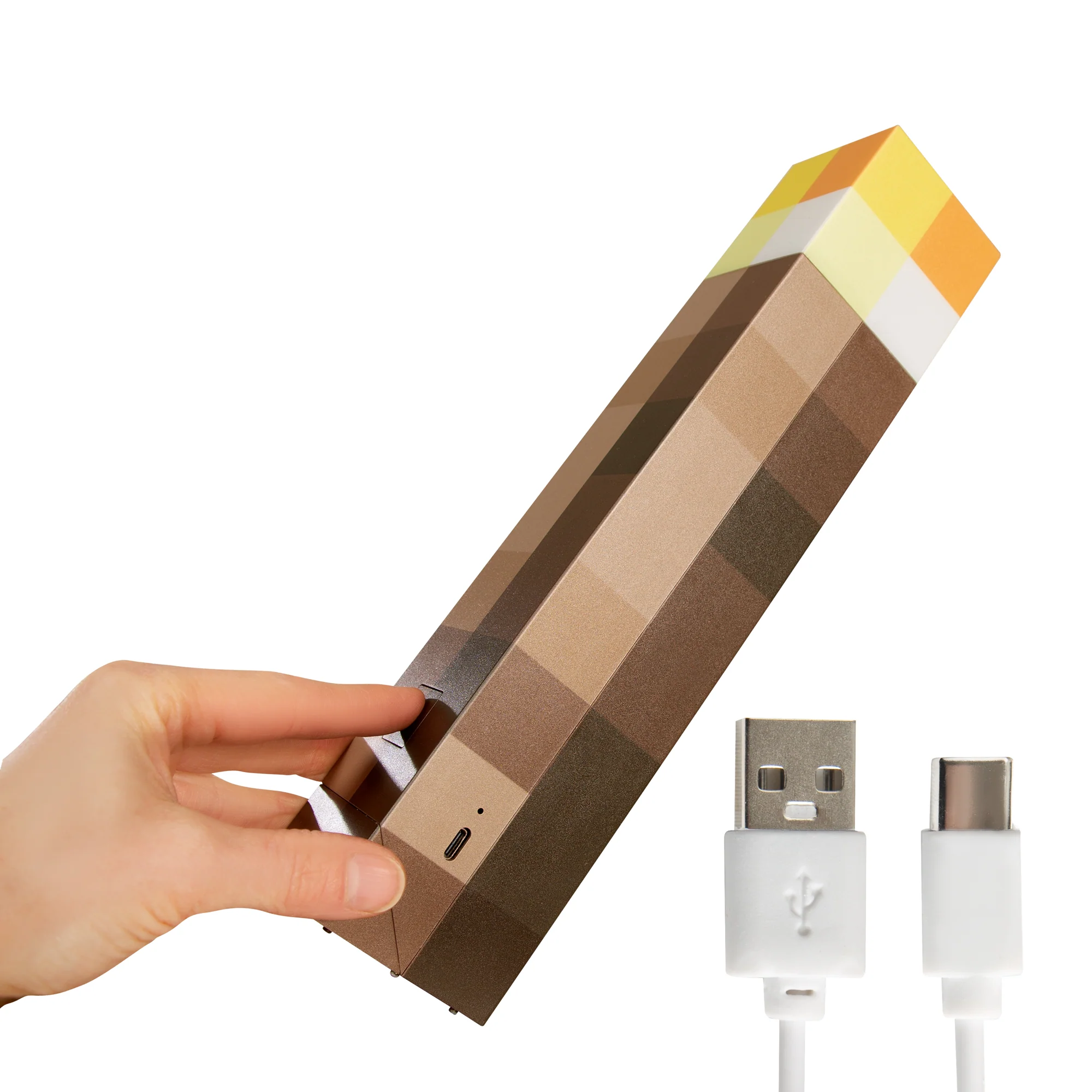 LED-Licht Fackel 'Minecraft' - Aufladbarer Akku - 4 Lichtoptionen - Image 3