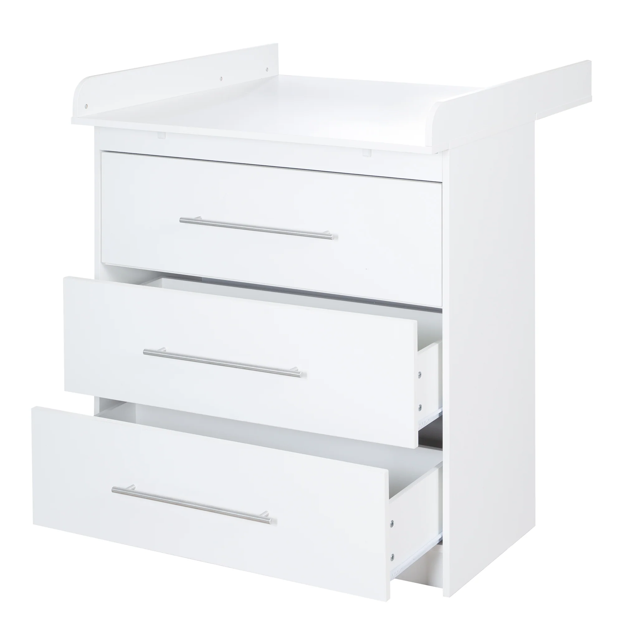 Wickelkommode 'Maren' mit abnehmbarem Aufsatz, schmal, 3 Schubladen, Wickelhöhe 90,5 cm - Image 4