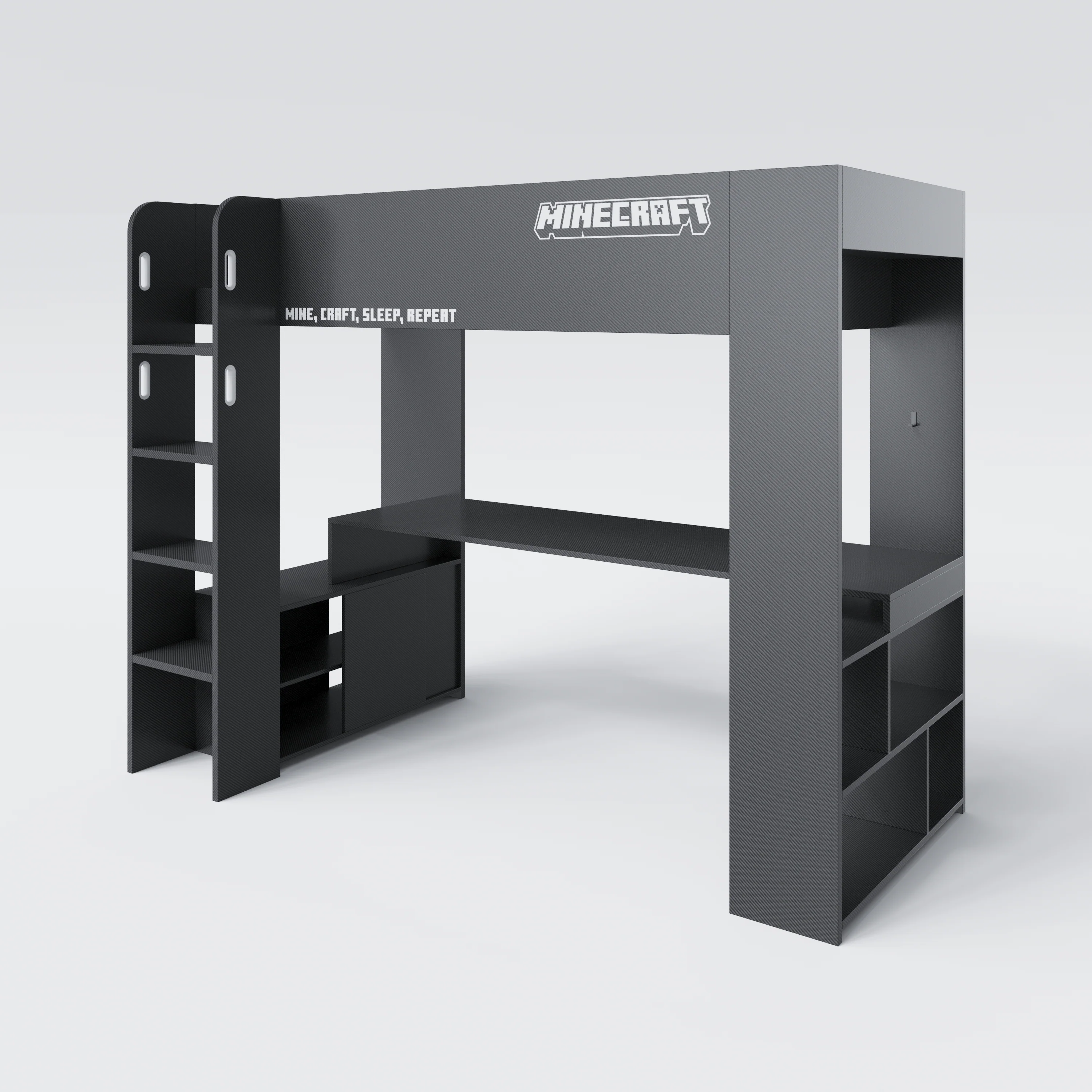 Kojen-Bett 'Minecraft' - Gamingbett 90x200cm - Image 11
