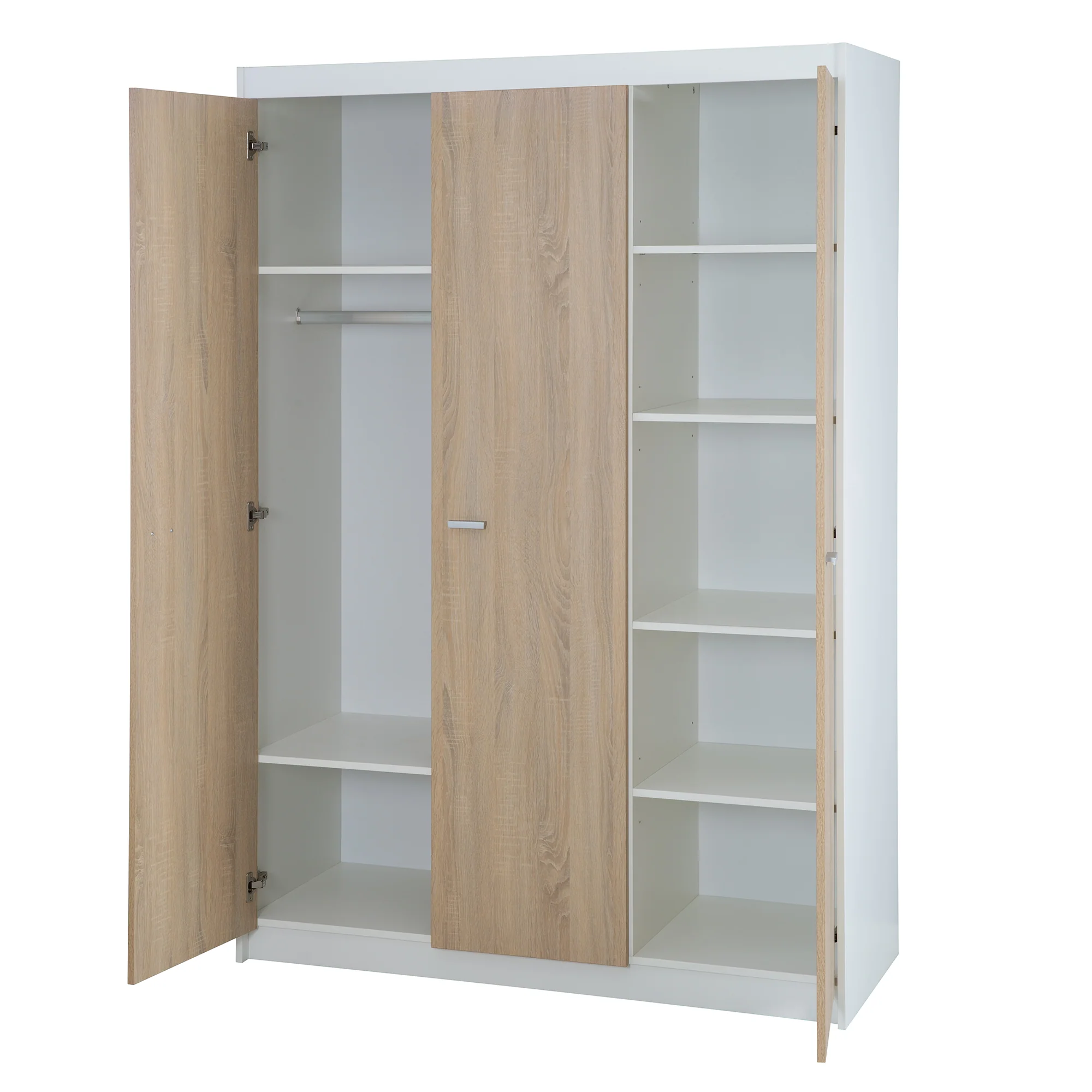 Kindermöbelset 'Gabriella' inkl. Babybett 70 x 140 cm, breiter Wickelkommode & Schrank 3-türig - Image 14