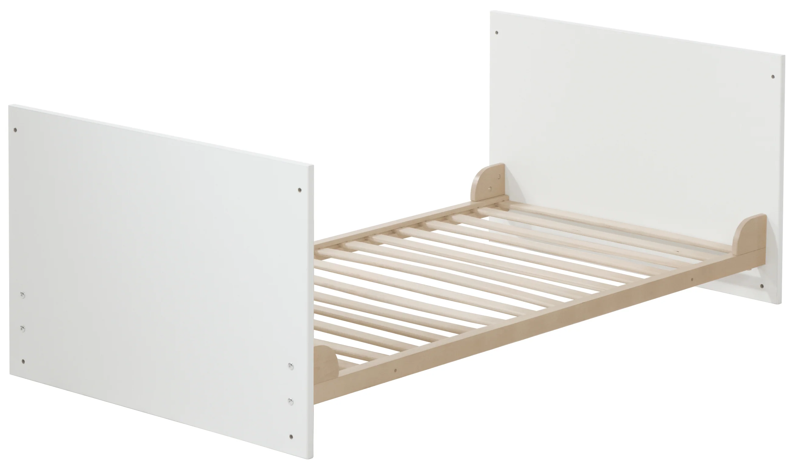 Möbelset 'Gabriella' inkl. Babybett 70 x 140 cm & breite Wickelkommode, bicolor - Image 6