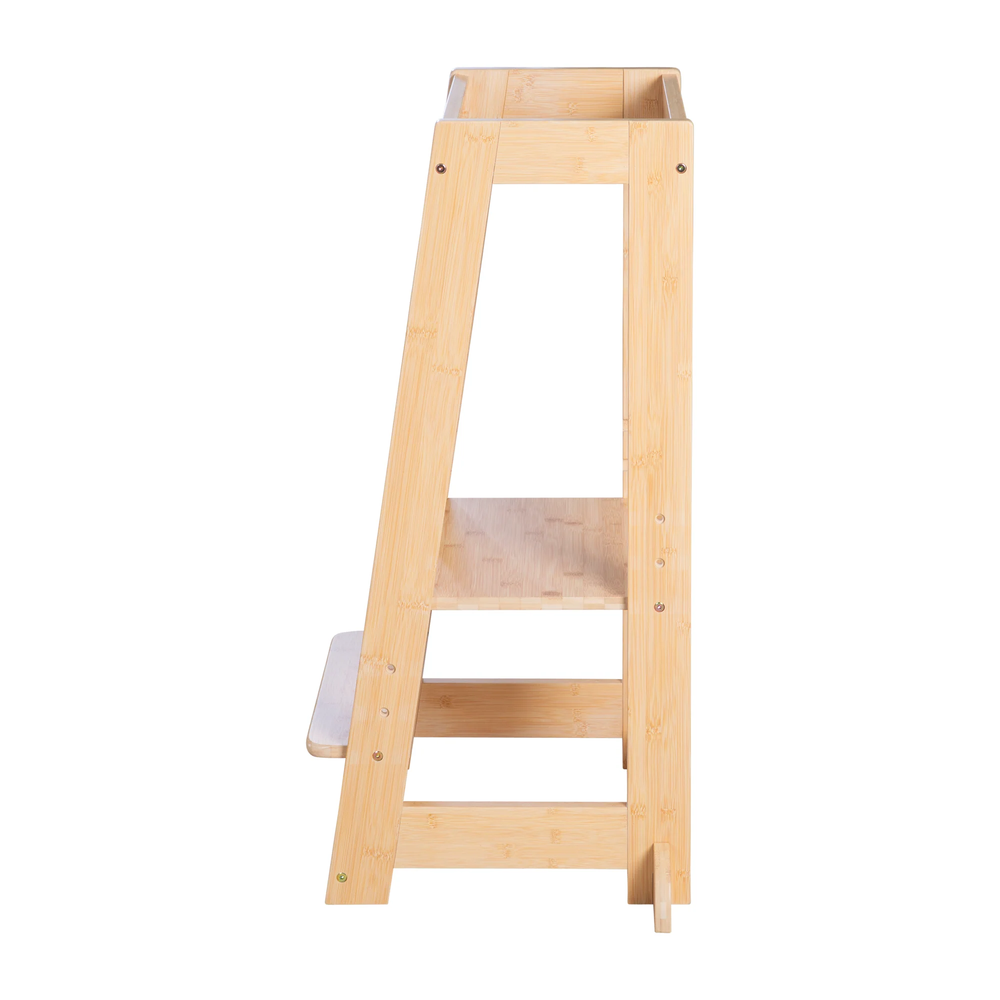 Lernturm aus Bambus-Holz - Tritthocker für Kinder - FSC zertifiziert - bis 80 kg belastbar - Image 4