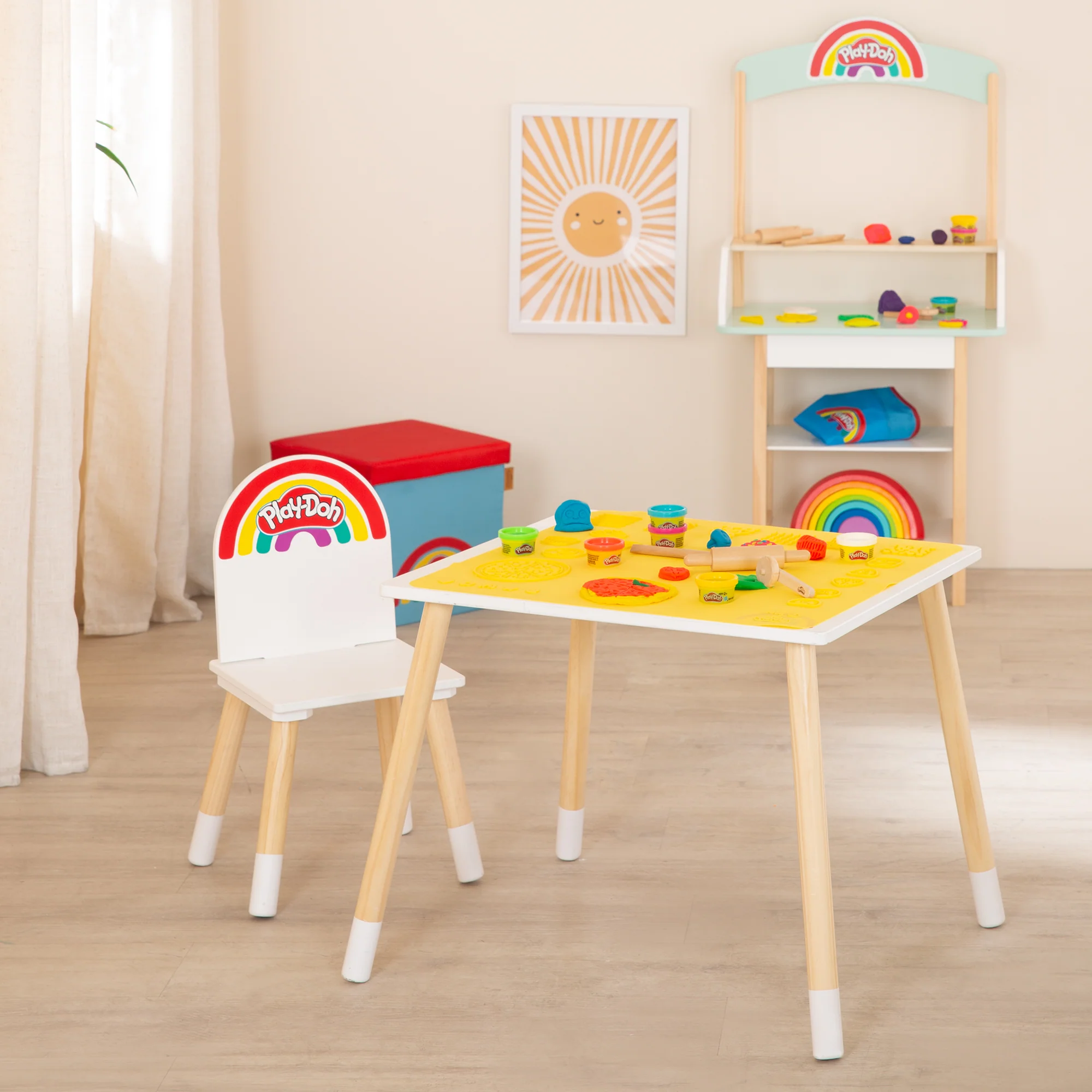 roba x Play-Doh Kindersitzgruppe mit Zubehör zum Kneten - Image 3