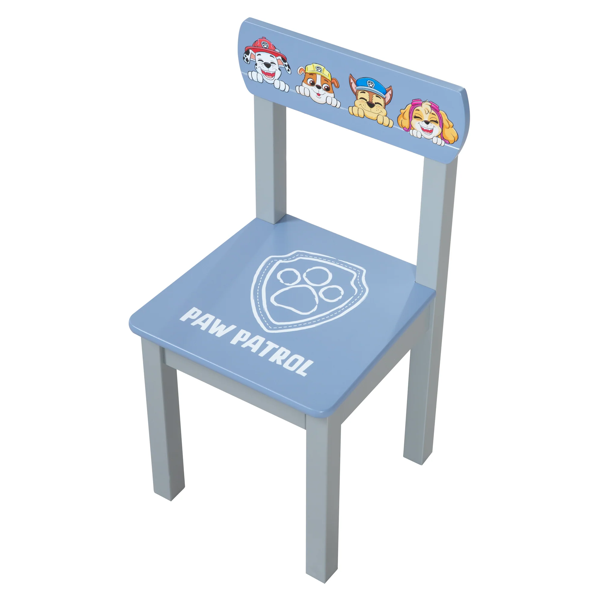 Kindersitzgruppe 'Paw Patrol' - 2 Kinderstühle & Tisch für Kinder - Blau / Grau - Image 13