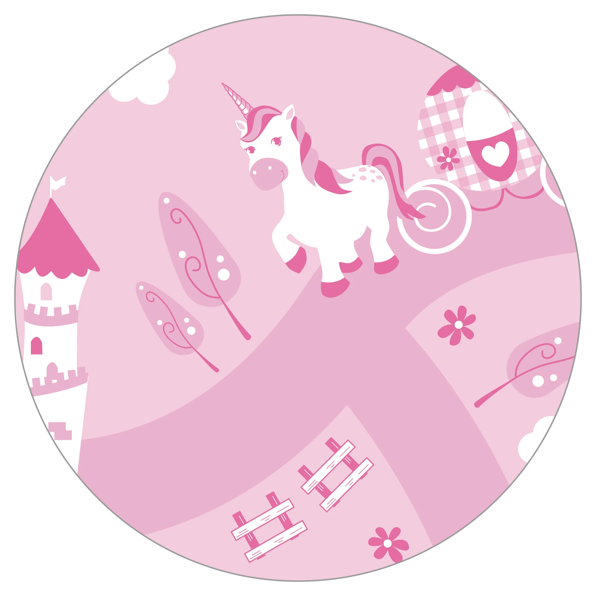 Spielzeugtruhe 'Krone', Sitz-& Aufbewahrungstruhe fürs Kinderzimmer, Truhenbank rosa / pink - Image 5