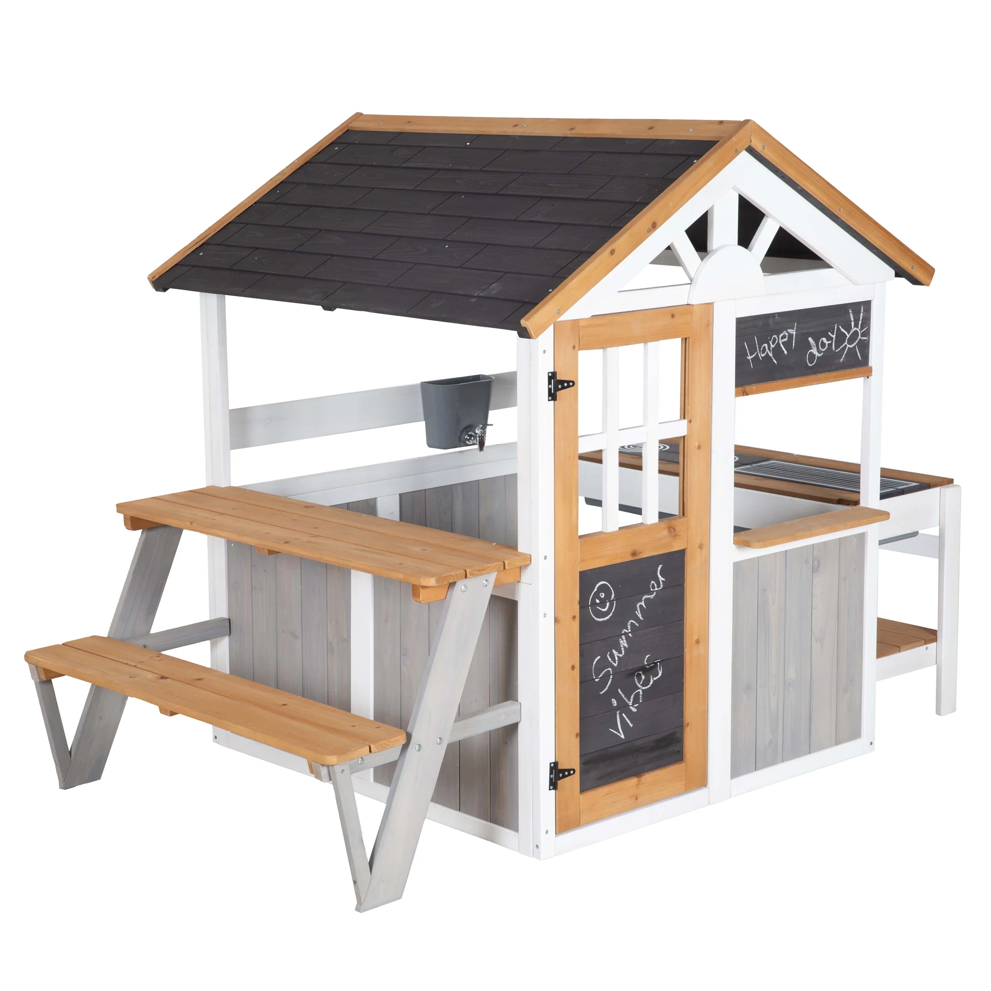 Picknick-Erweiterung für roba Spielhaus - Wetterfestes Holz - Mehrfarbig - Image 4