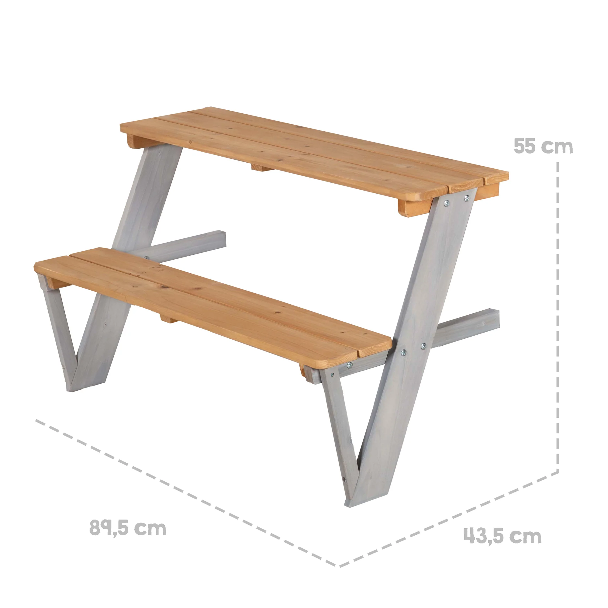 Picknick-Erweiterung für roba Spielhaus - Wetterfestes Holz - Mehrfarbig - Image 6