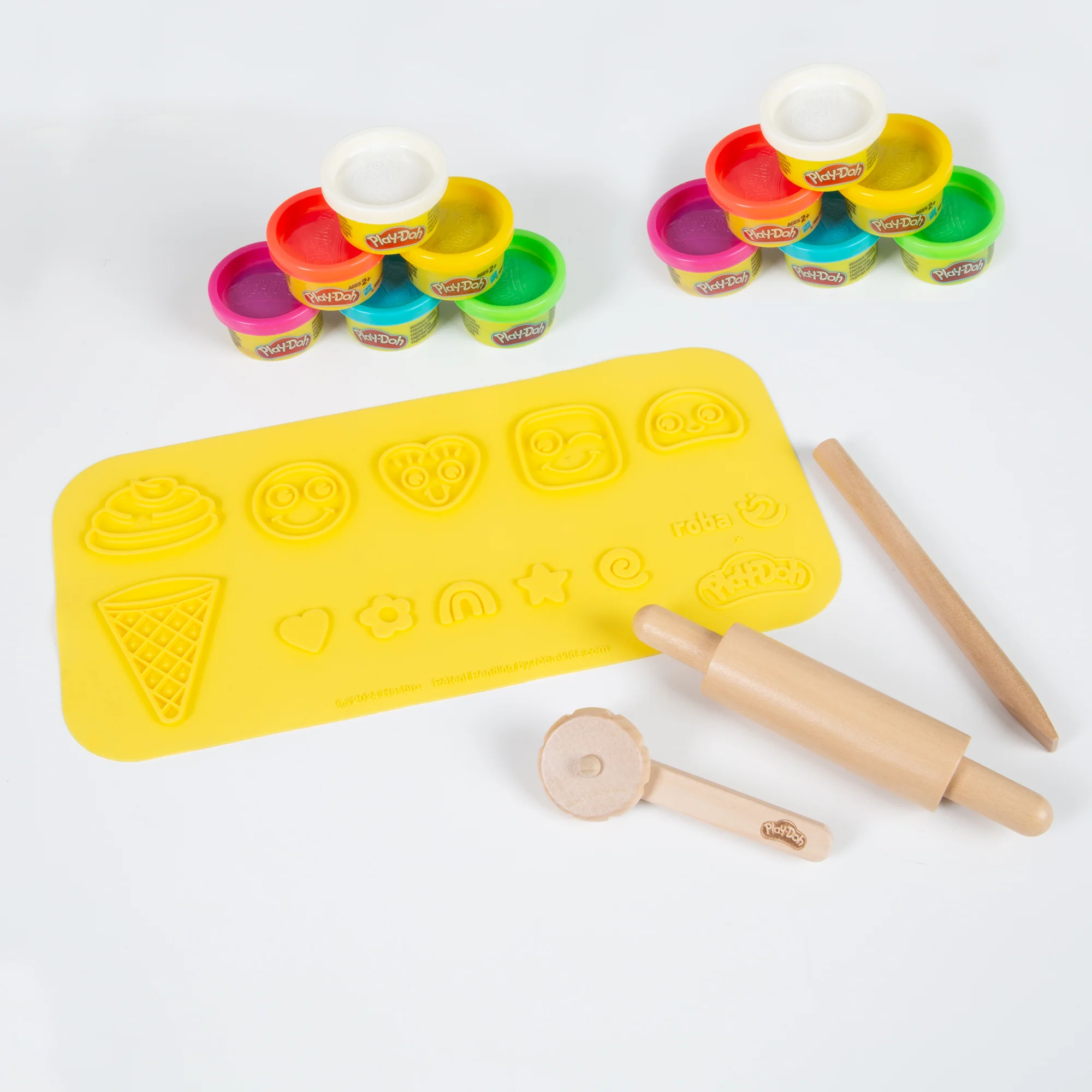 roba x Play-Doh Kaufladen für Kinder mit 12 Knetdosen & Zubehör - Image 6