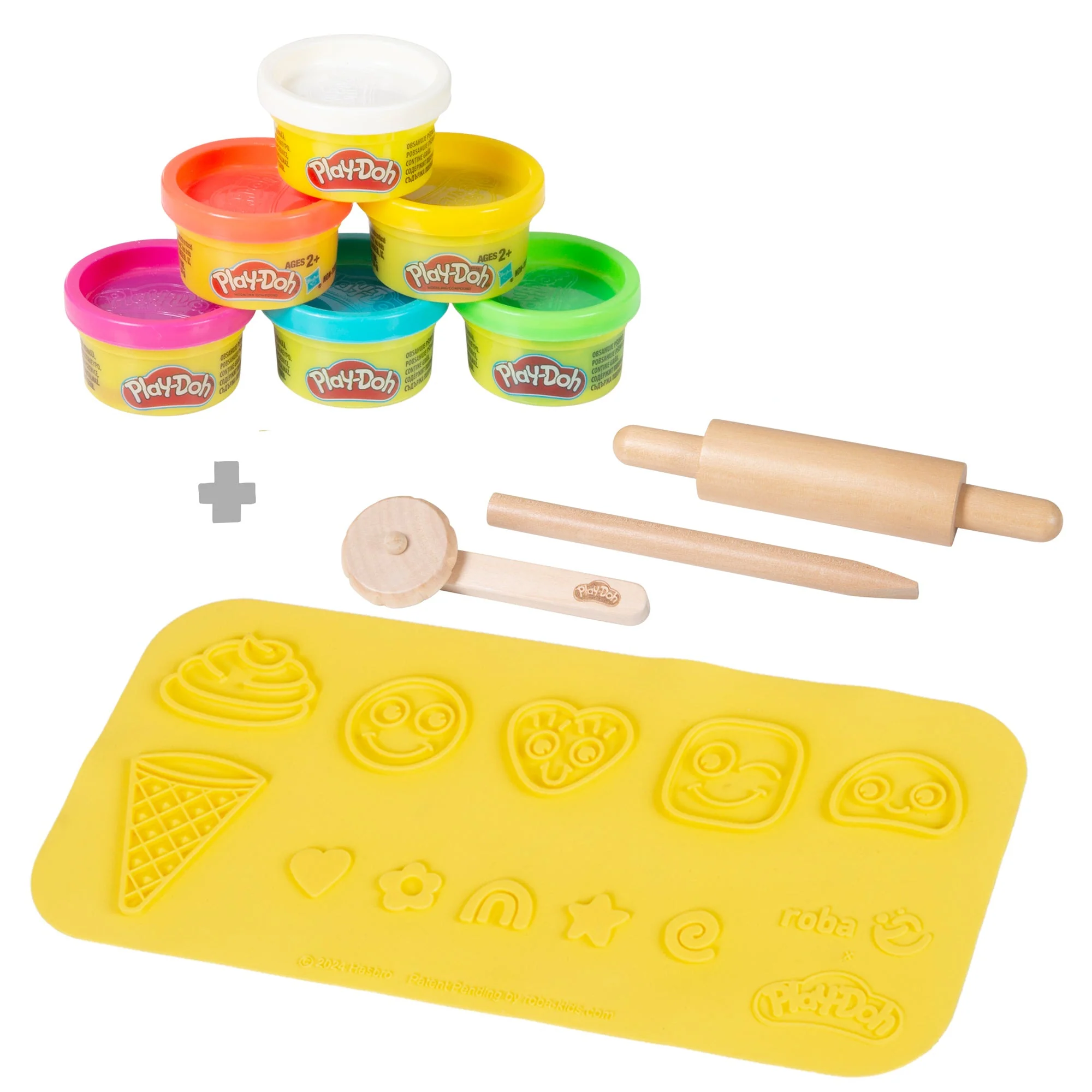 roba x Play-Doh Eisstand inkl. Knetzubehör - Aus FSC-zertifiziertem Holz - Image 9