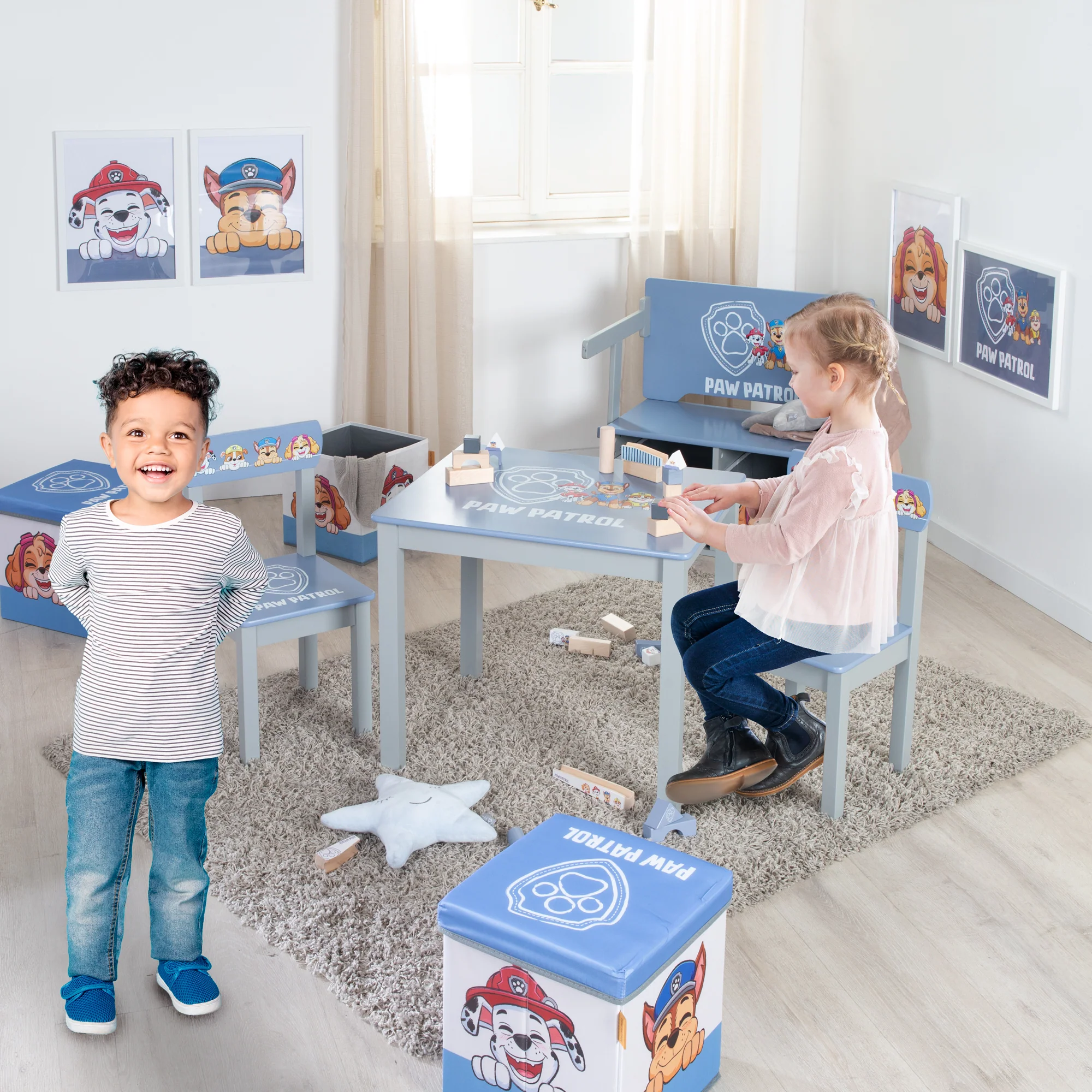Kindersitzgruppe Paw Patrol - Kinderstuhl + Tisch - 2er Set - Image 10