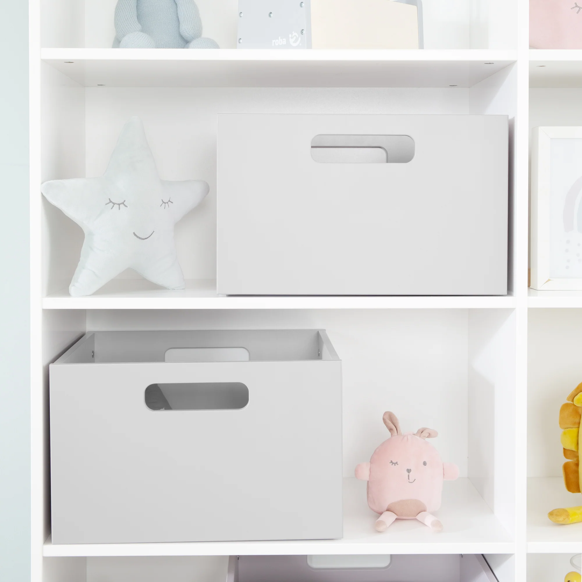 Aufbewahrungsbox für Kinderzimmer, Stauraum für Spielzeug, Deko, grau - Image 6
