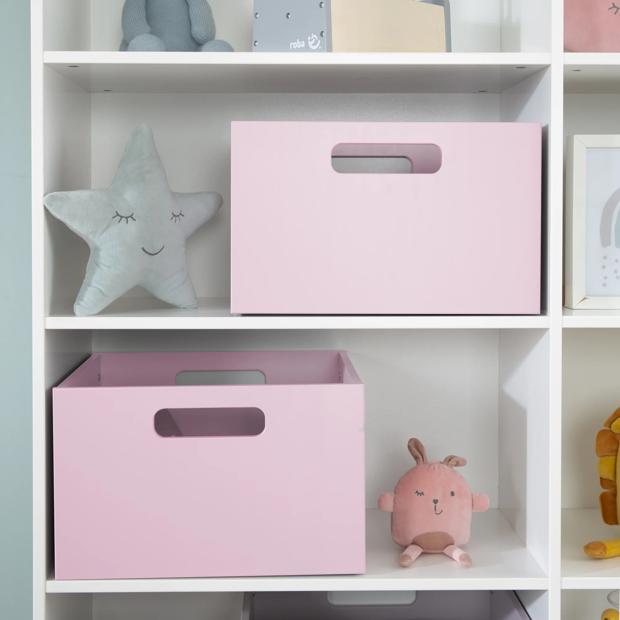 Aufbewahrungsbox für Kinderzimmer, Stauraum für Spielzeug, Deko, pink - Image 6