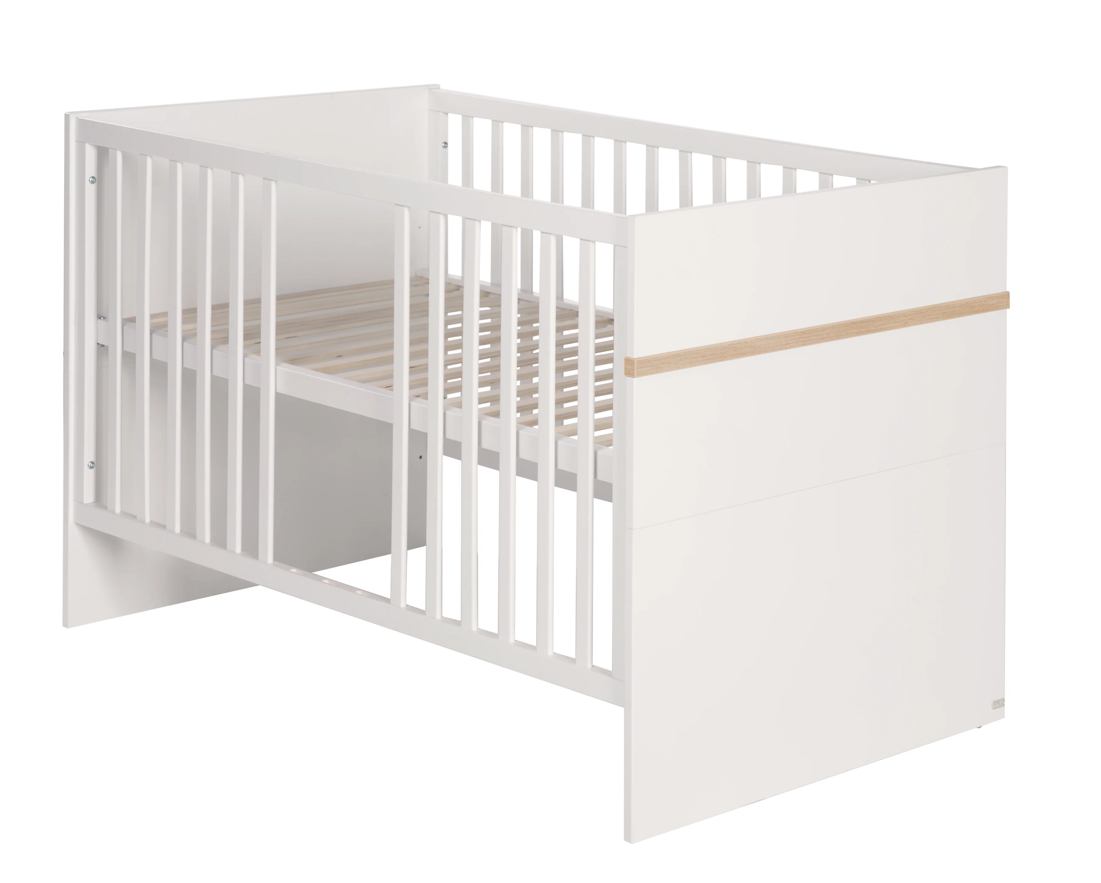 Kindermöbelset 'Pia', 3-teilig, inkl. Babybett 70 x 140 cm, Wickelkommode & Kleiderschrank, weiß - Image 6