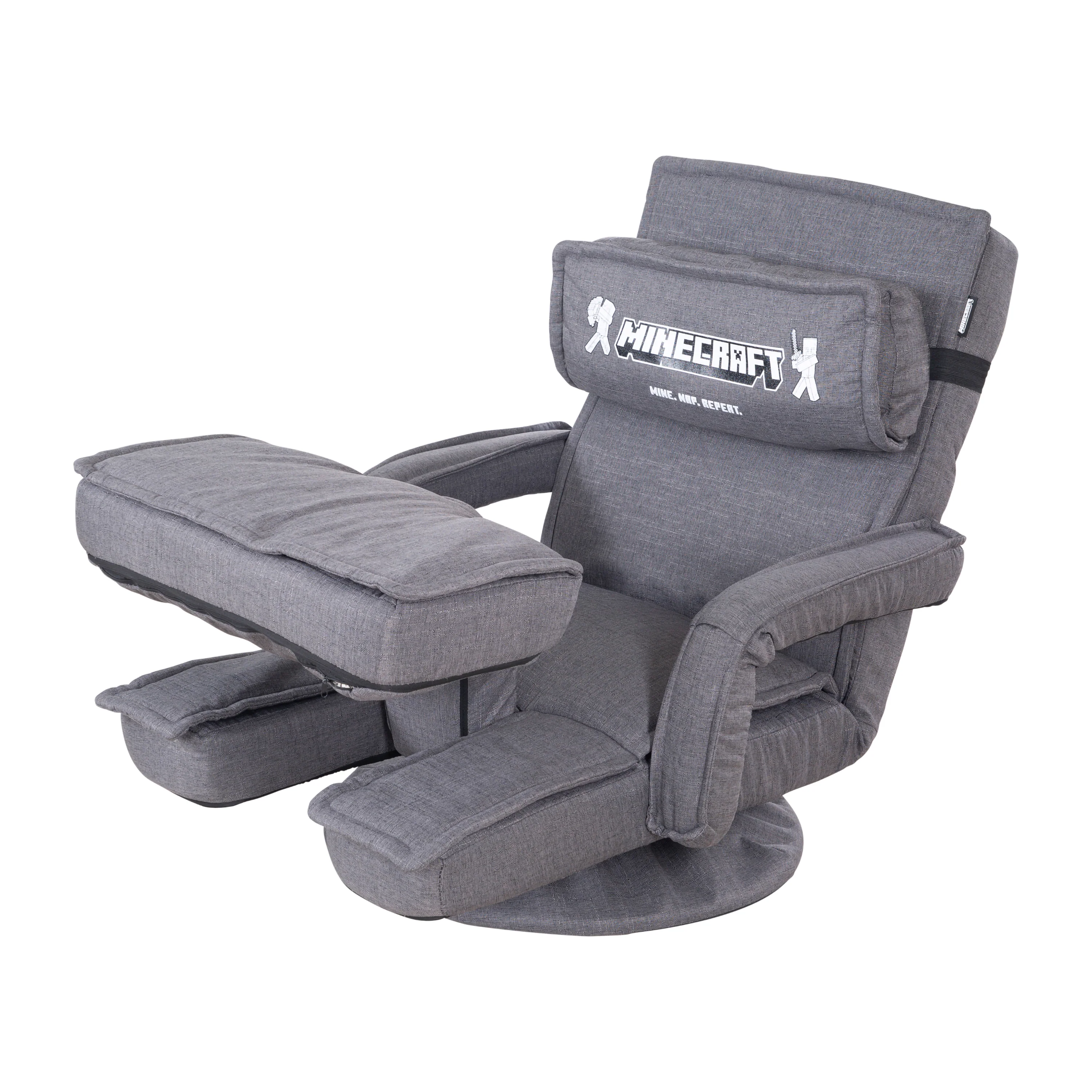 Gaming-Sessel 'Minecraft' mit Arm-, Bein- und Nackenstütze - inkl. Tastatur-Halterung - Image 10