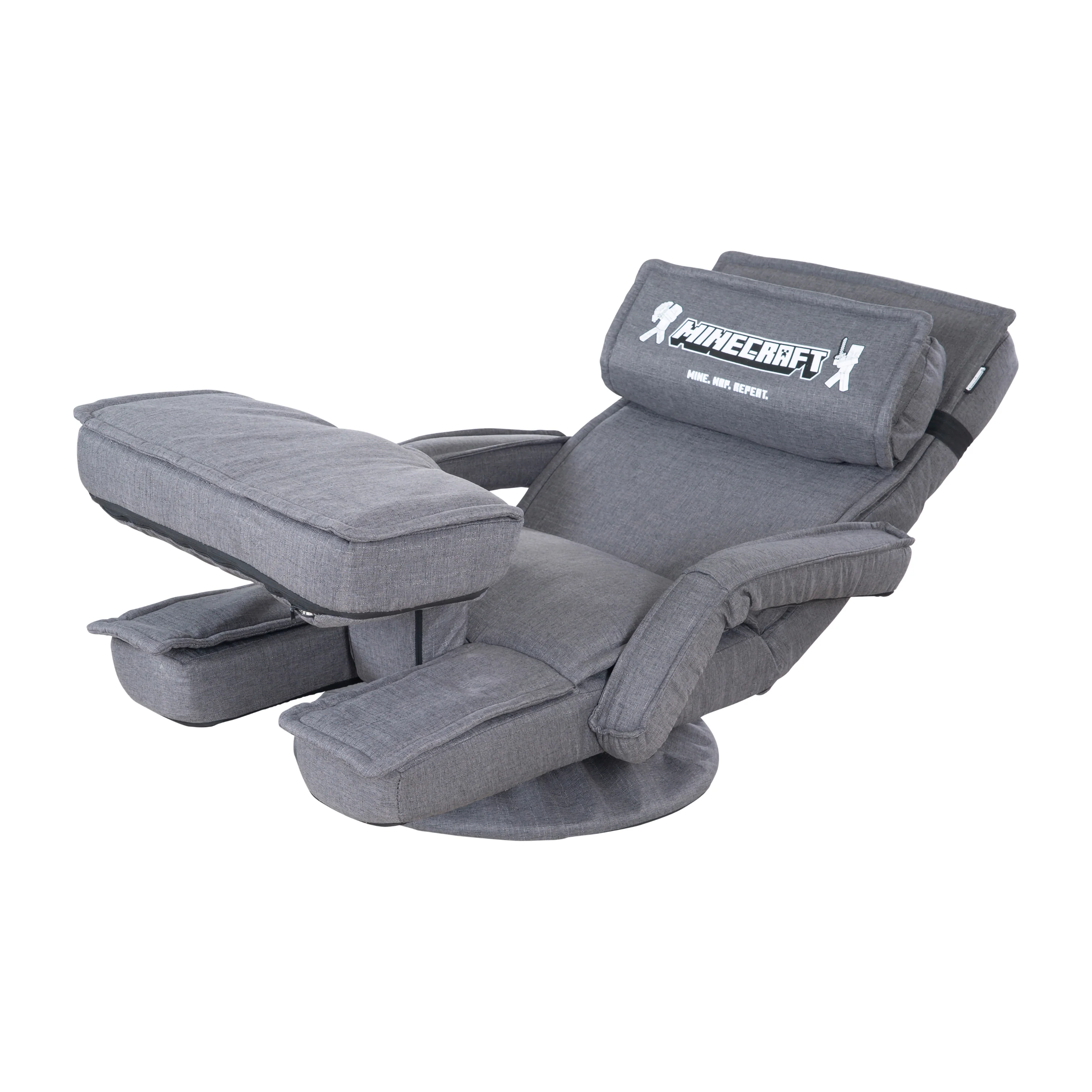 Gaming-Sessel 'Minecraft' mit Arm-, Bein- und Nackenstütze - inkl. Tastatur-Halterung - Image 13
