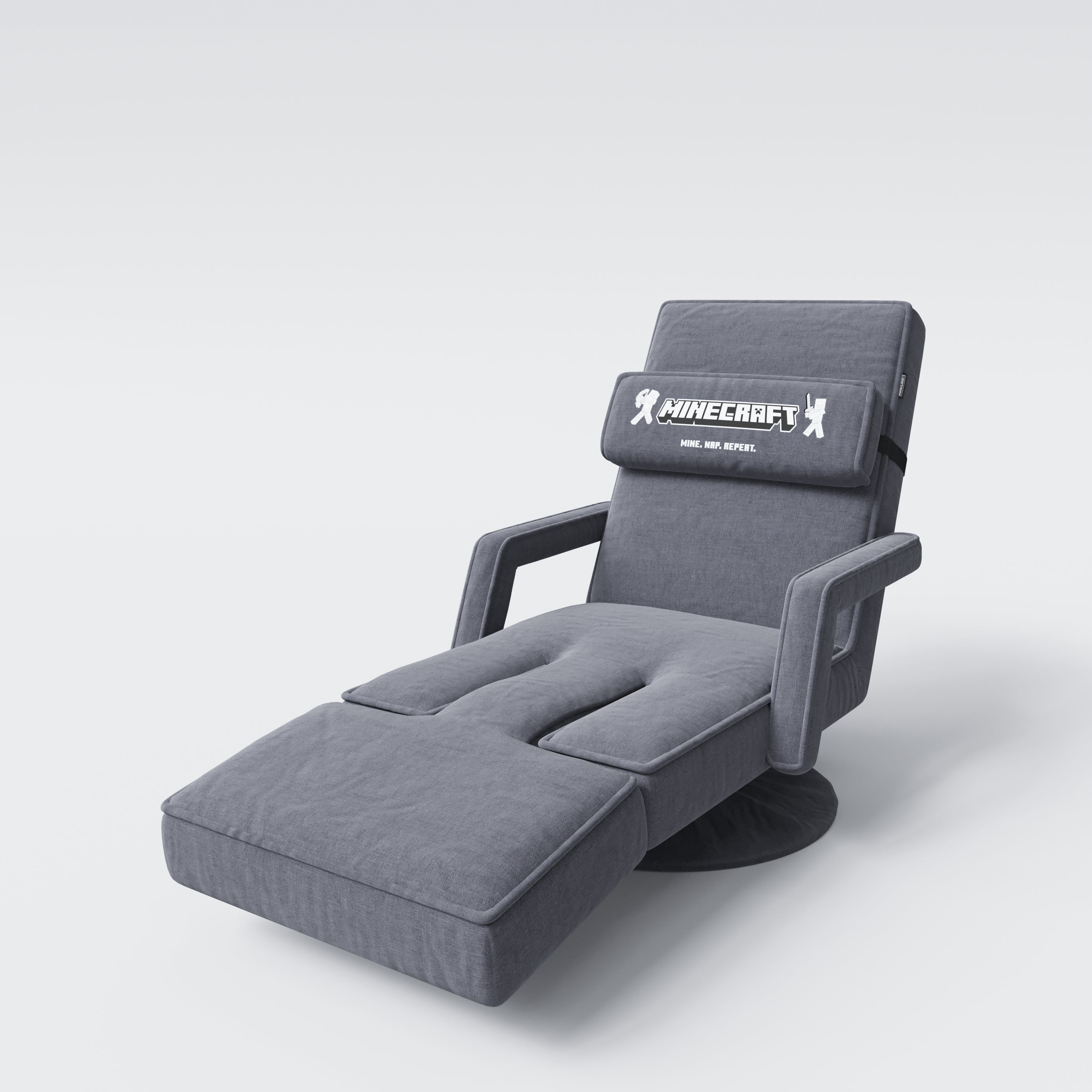 Gaming-Sessel 'Minecraft' mit Arm-, Bein- und Nackenstütze - inkl. Tastatur-Halterung - Image 7
