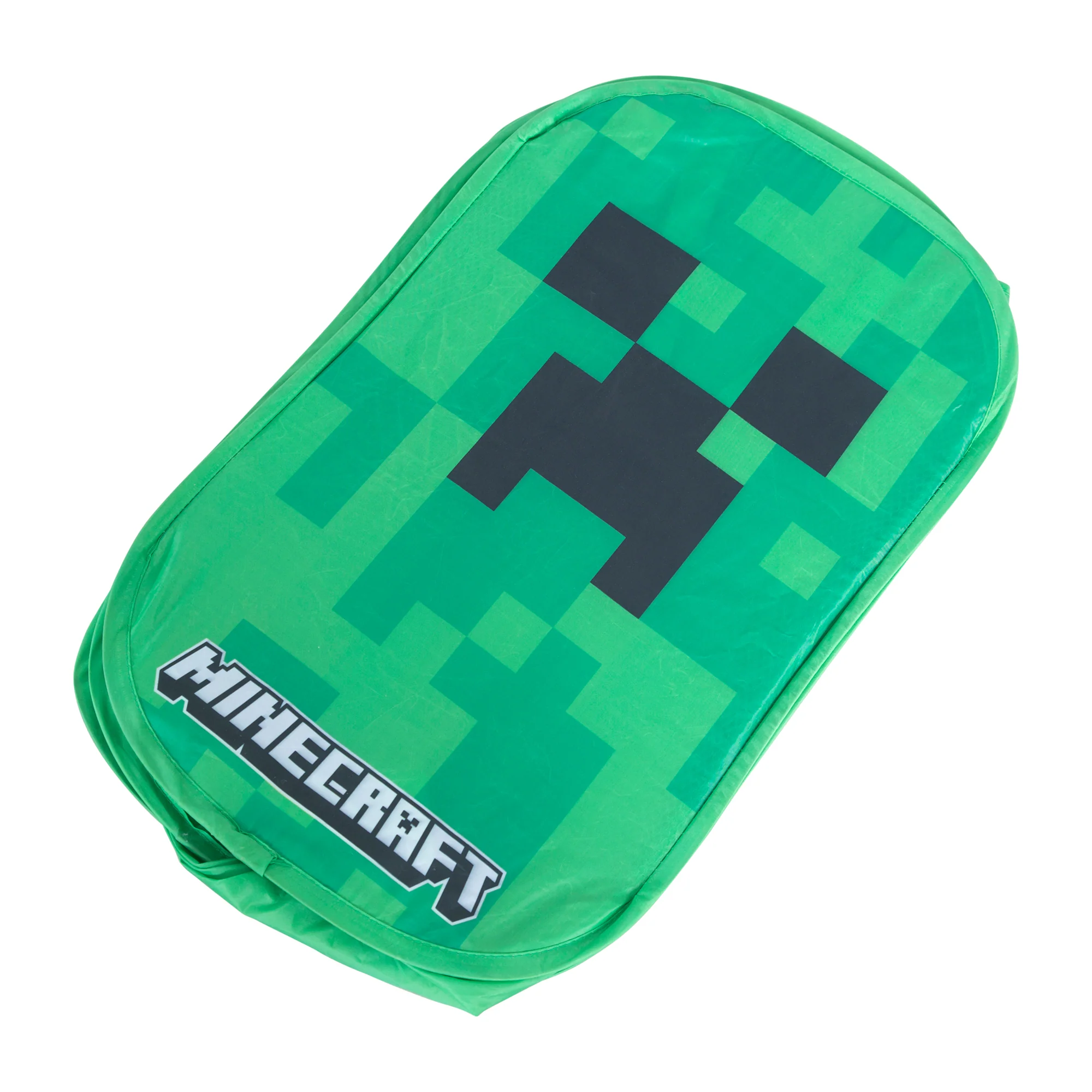 Wäschekorb 'Minecraft' - Faltbar mit 2 Henkeln - Design Creeper - Grün / Schwarz - Image 3