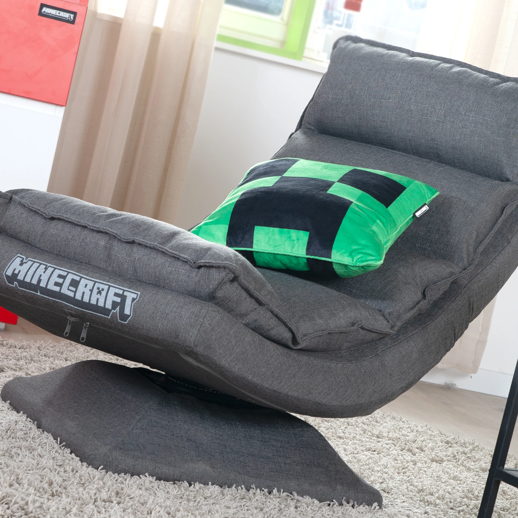 Dekokissen 'Minecraft' inkl. Füllung - Creeper - Samtstoff - Image 7