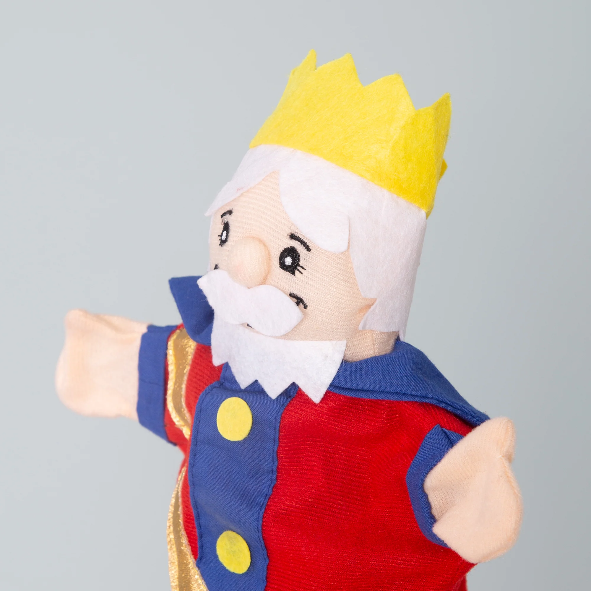 Kasperletheater inkl. 6 Handpuppen, Kaspertheater aus Massivholz, Puppentheater freistehend - Image 10