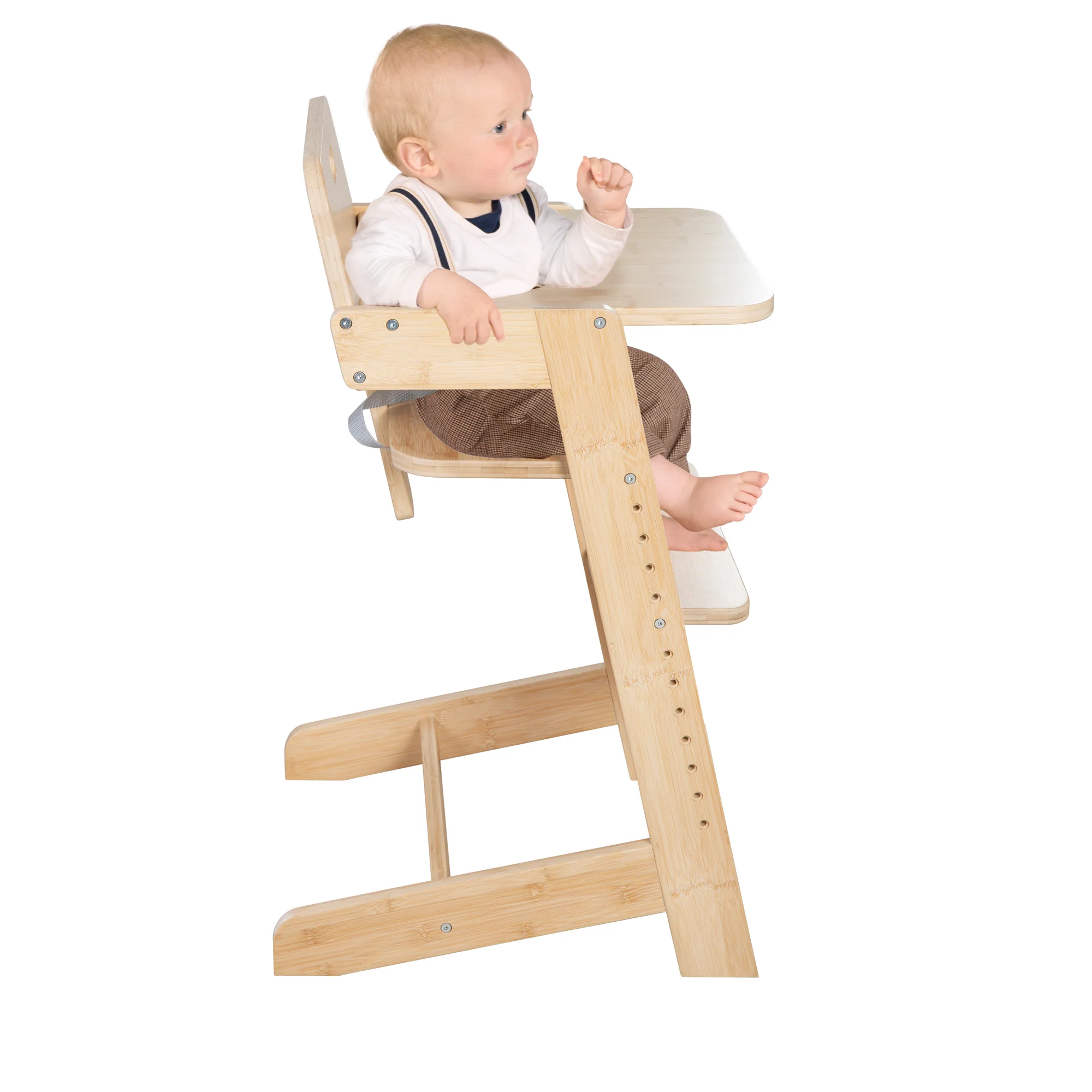 Babyhochstuhl 'Nature Up' inkl. Essbrett - aus FSC-zertifiziertem Bambusholz - Image 11