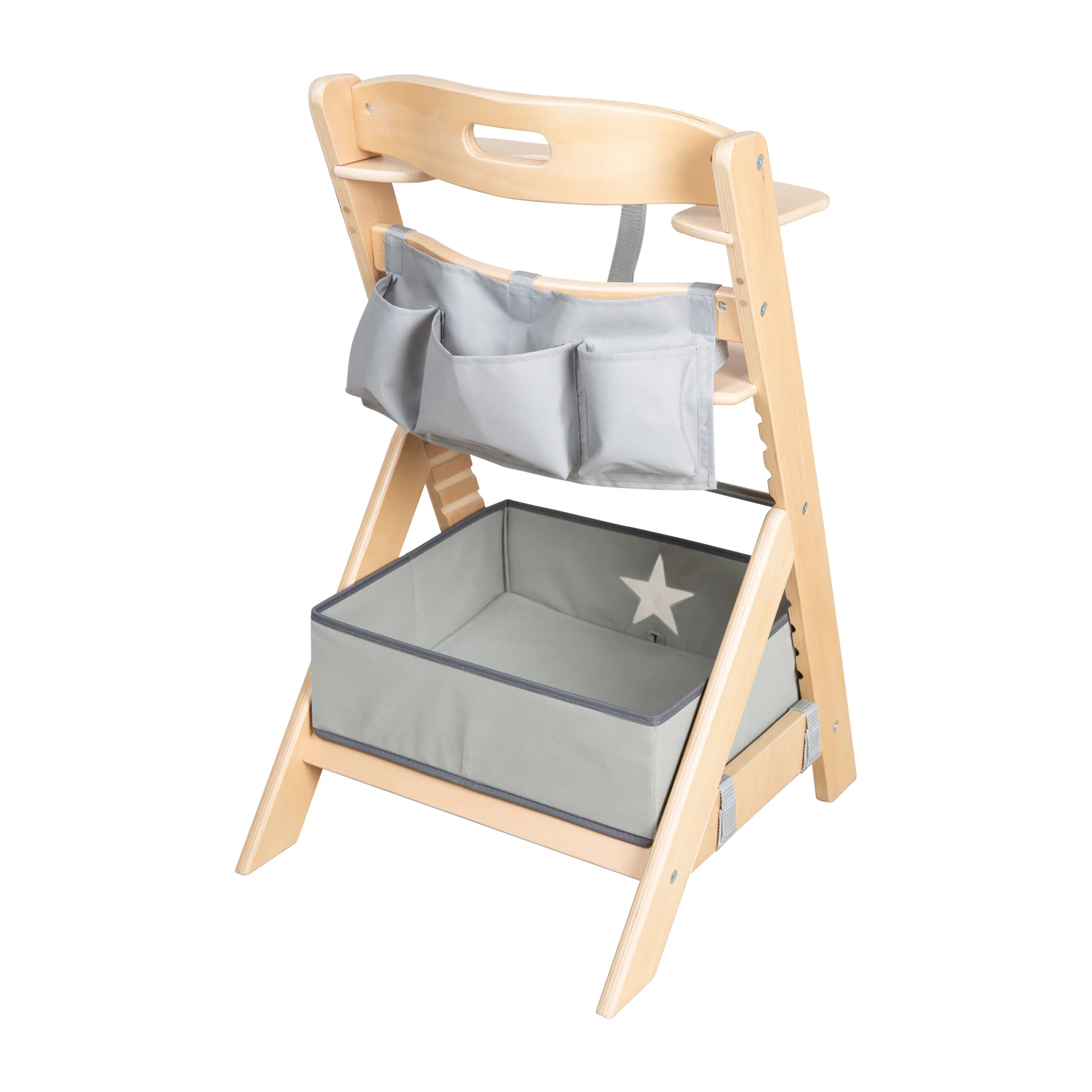 Babyhochstuhl 'Liv Up' inkl. Hochstuhl Organizer - FSC zertifiziertes Holz - Natur - Image 5