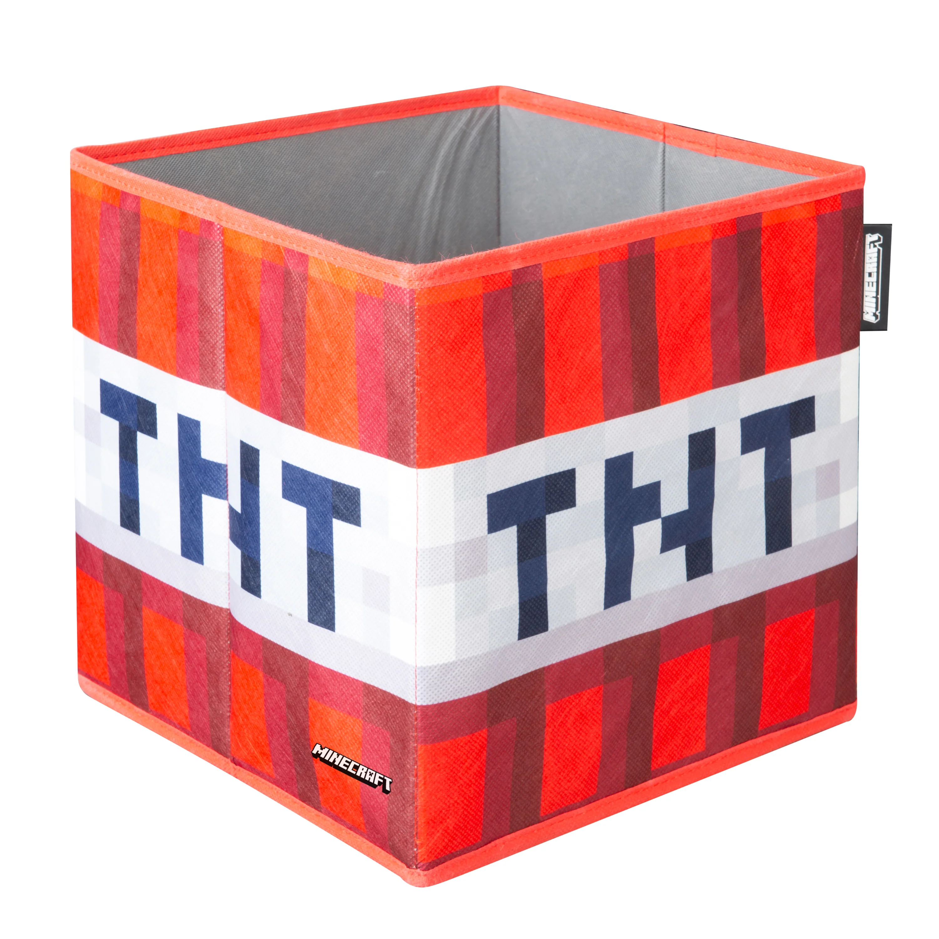 Stoffboxen 'Minecraft' 2er Set - Faltbarer Grasblock und TNT - Canvas - Image 4